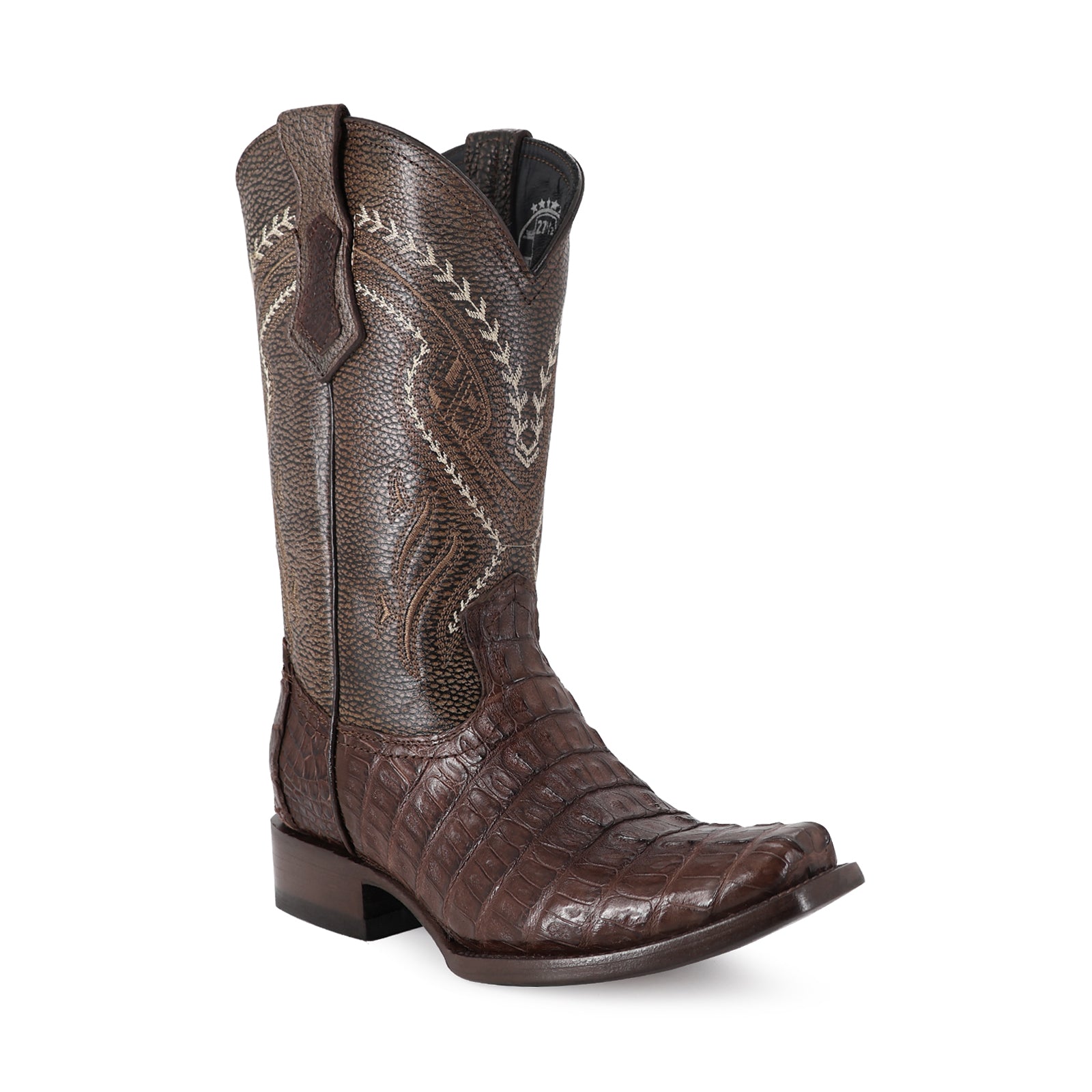 Bota Vaquera Dubai Cocodrilo Cola Cafe