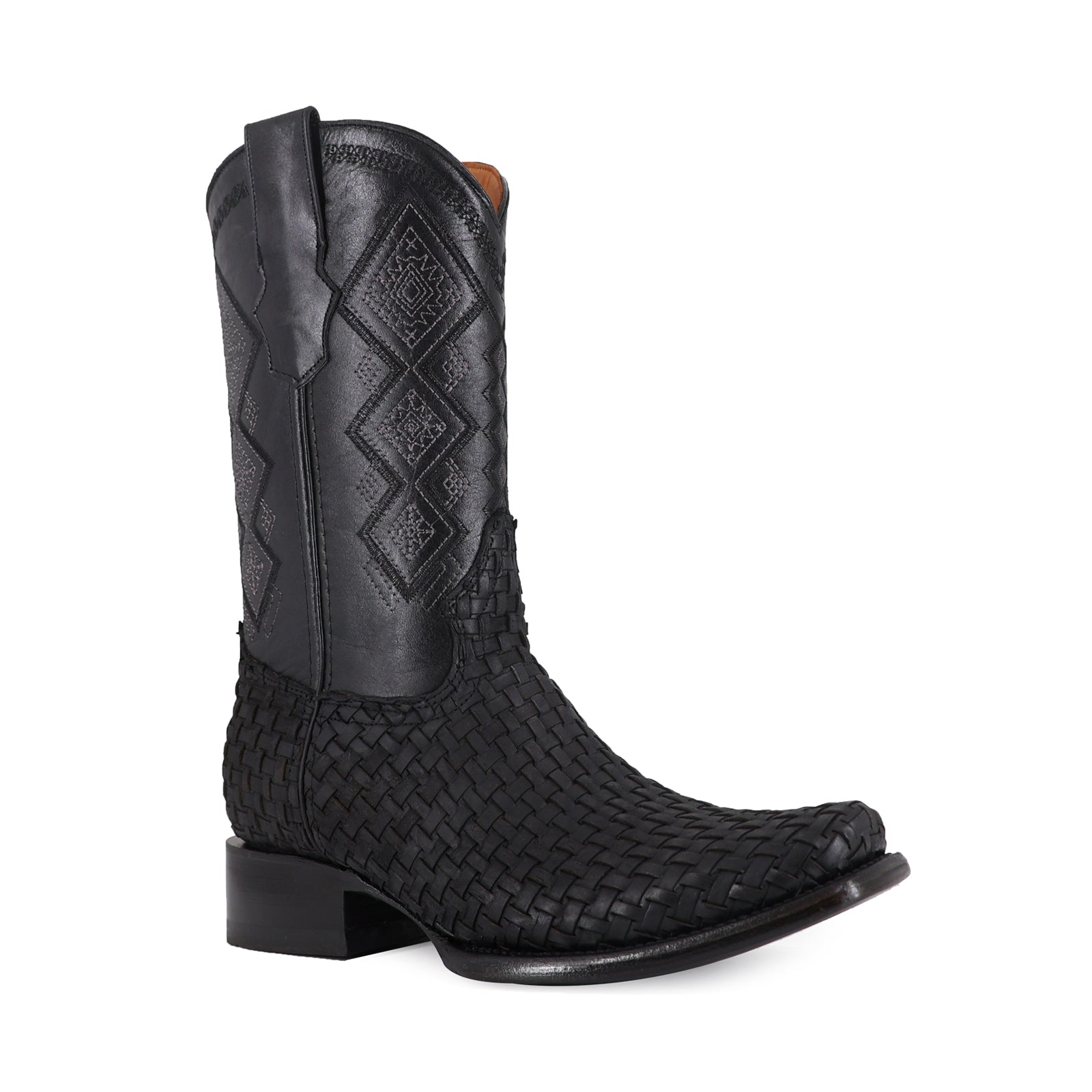 Bota Vaquera Dubai Petatillo Negro