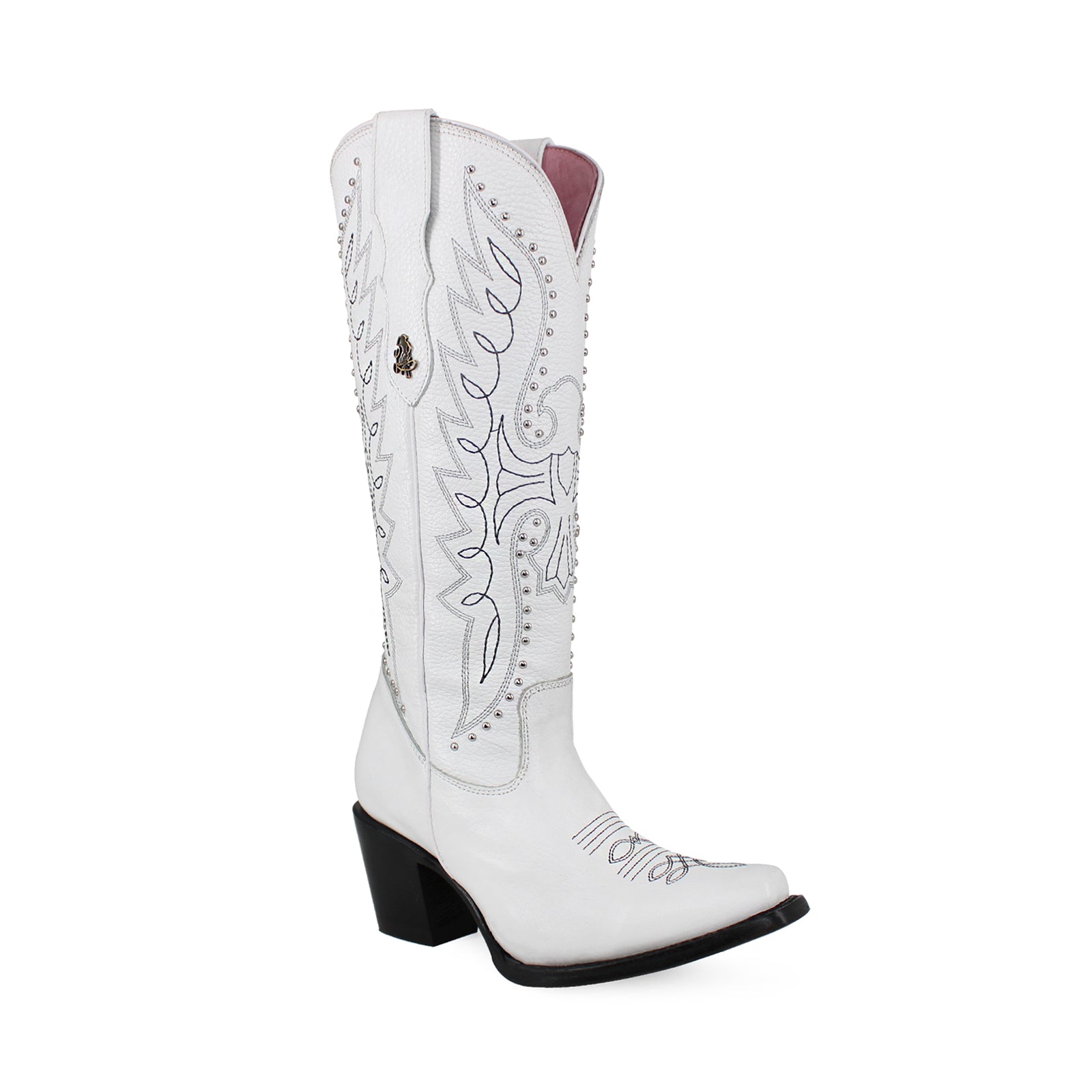 Bota vaquera para dama de piel modelo Liberty alta