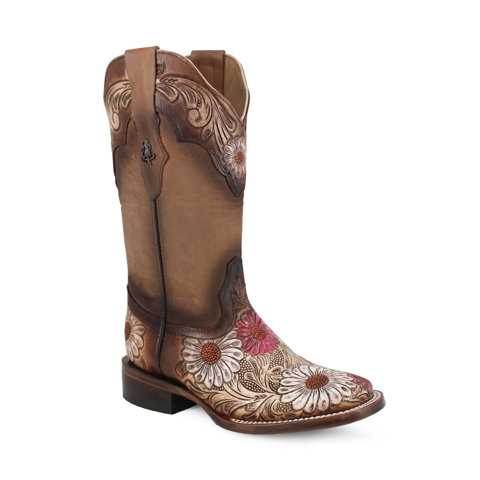 Bota vaquera para dama de piel modelo Lily