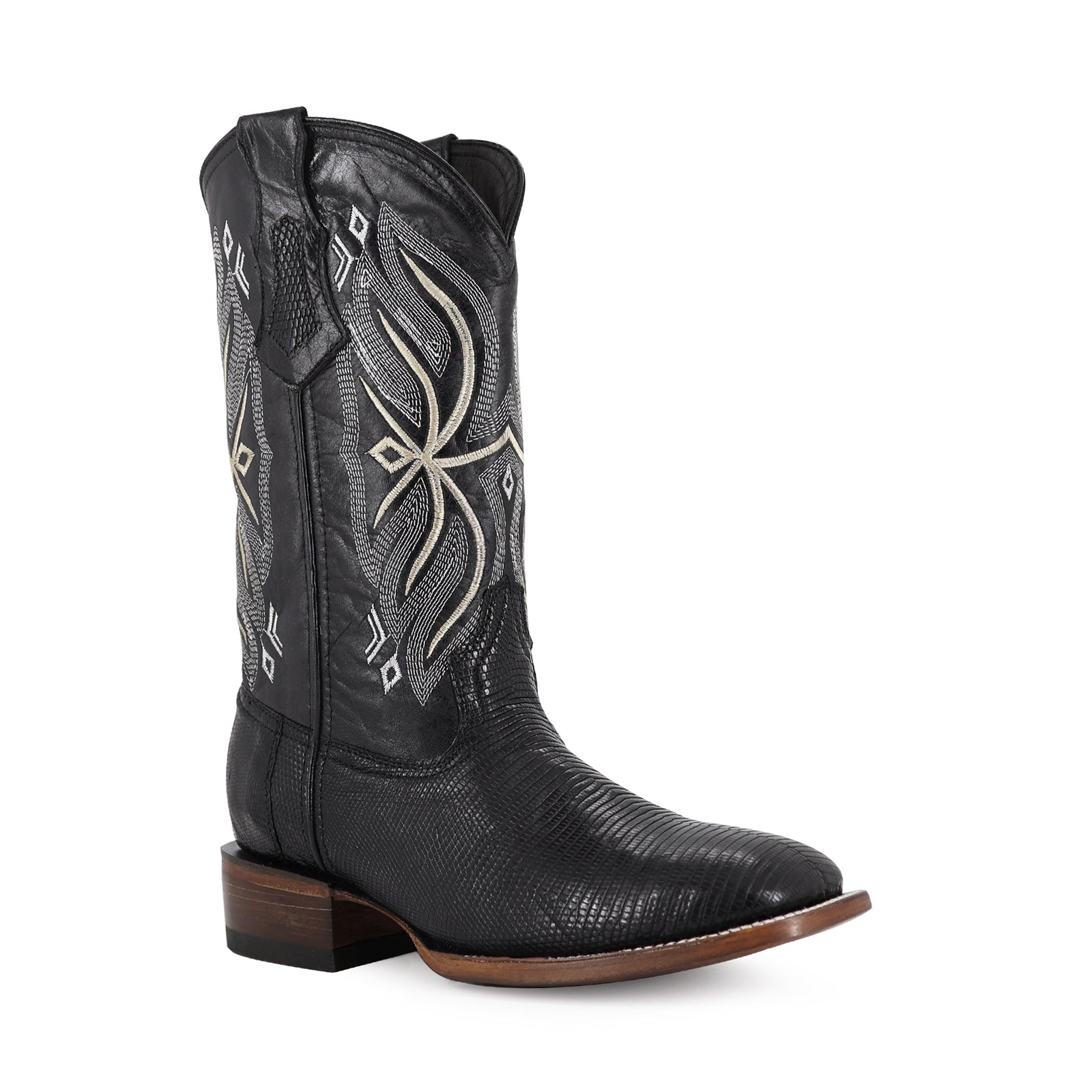 Bota Vaquera Bulldog Lizzar Negro