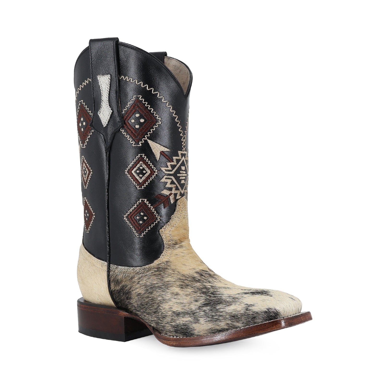 HOT Pelo Botas De Piel De Res Bota Vaquera De Pelo