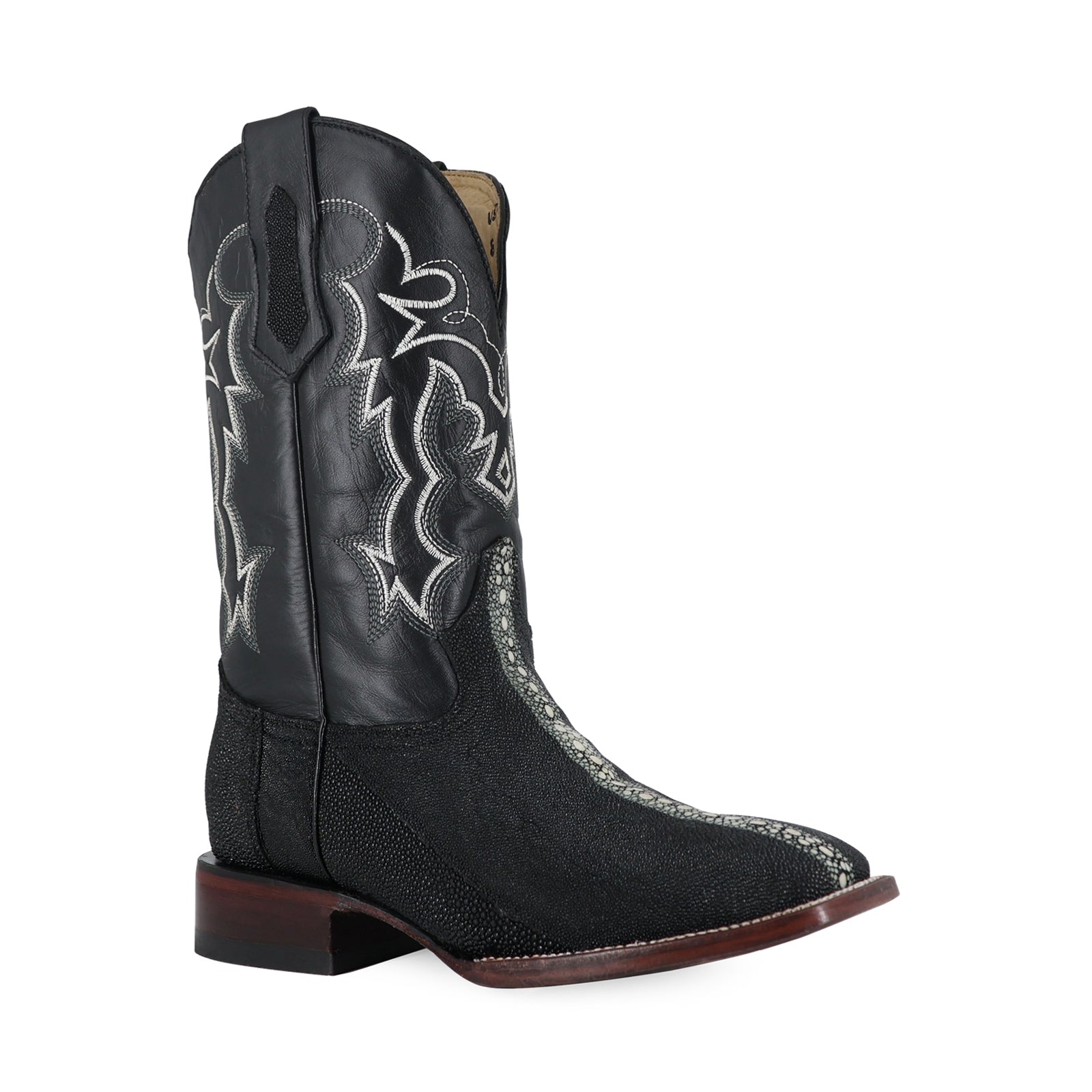 Bota Vaquera Bulldog Mantarraya Reyna Negro