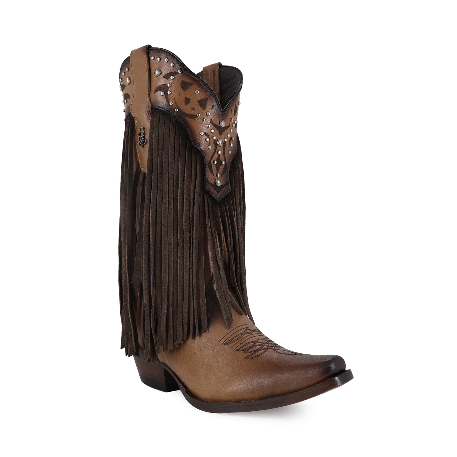 Bota vaquera para dama de piel modelo Forajida