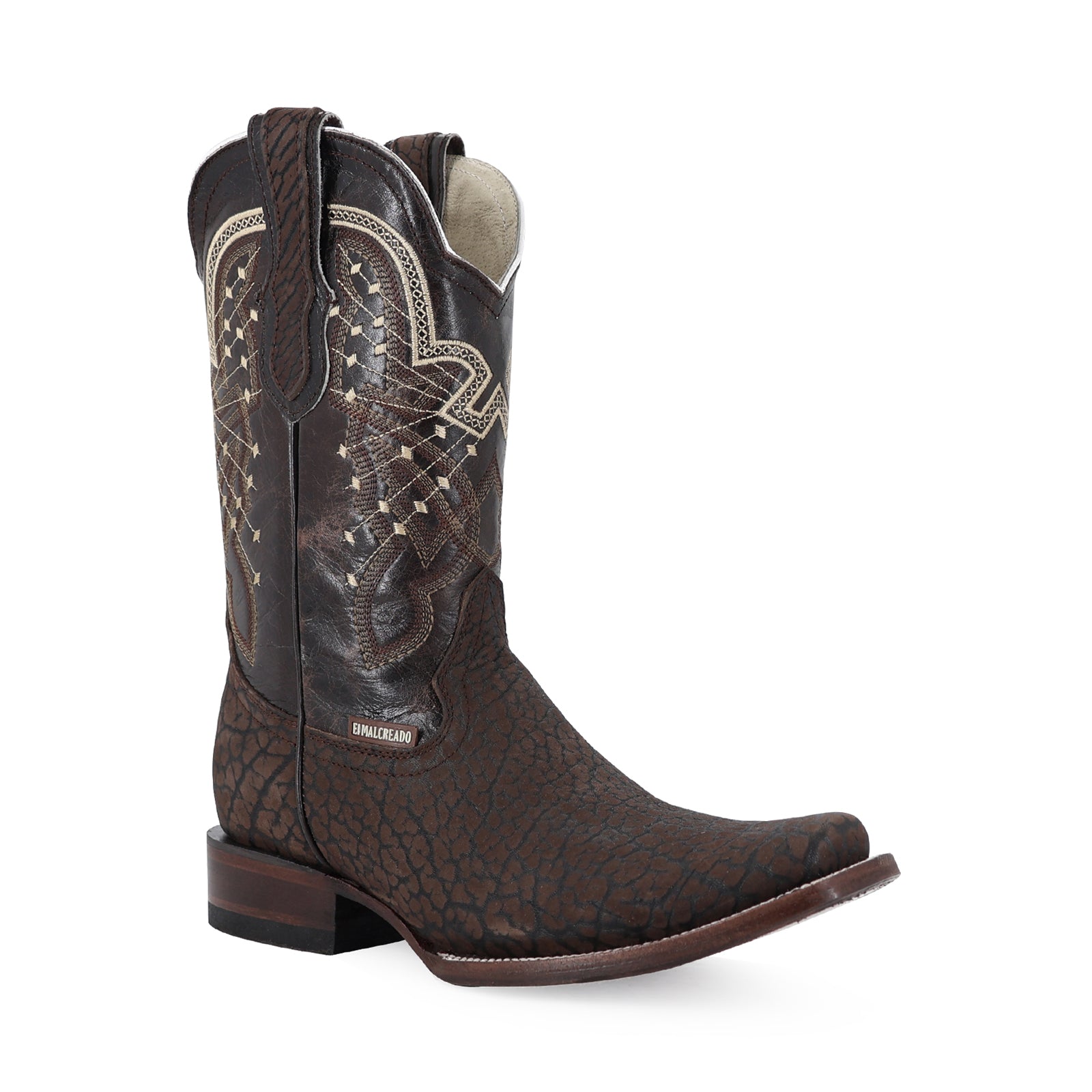 Bota Vaquera Dubai Cuello de Toro Chocolate