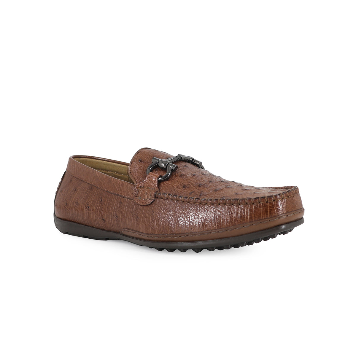 Zapato Glamour Para Hombre En Piel Avestruz