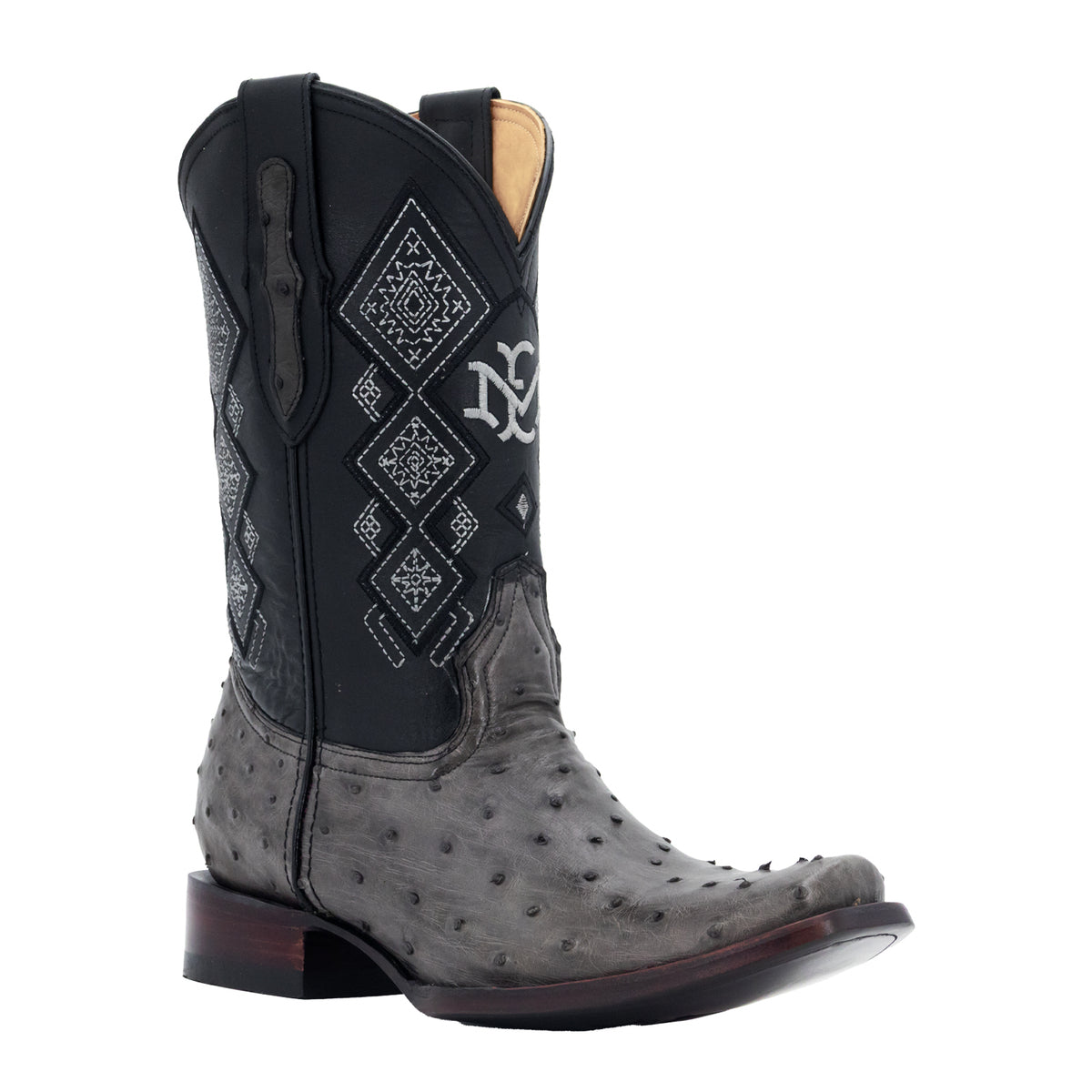 Bota Vaquera Dubai Para Caballero Piel De Avestruz
