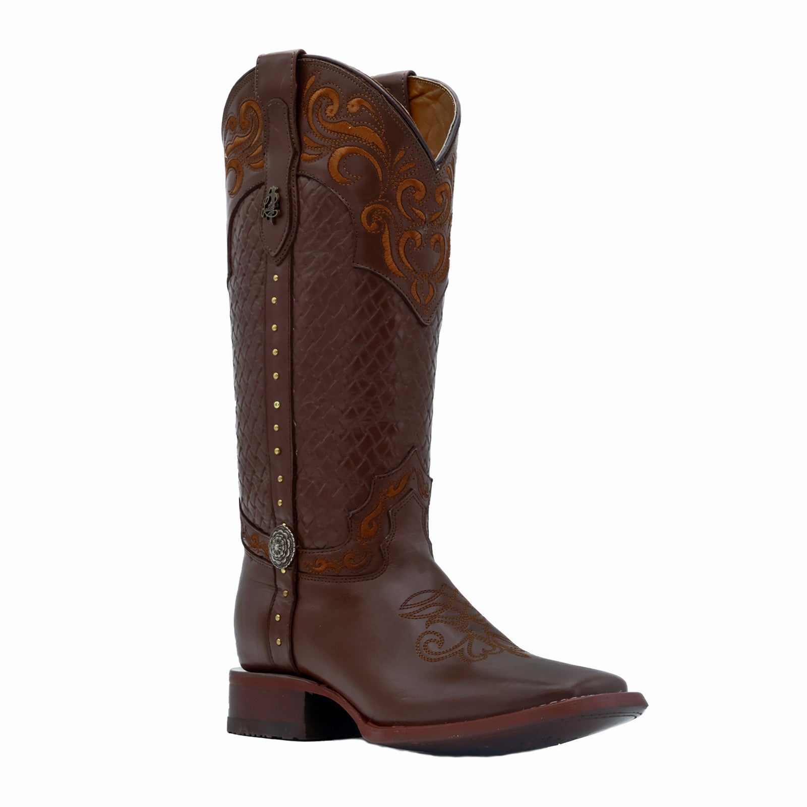 Bota vaquera para dama de piel modelo Montana