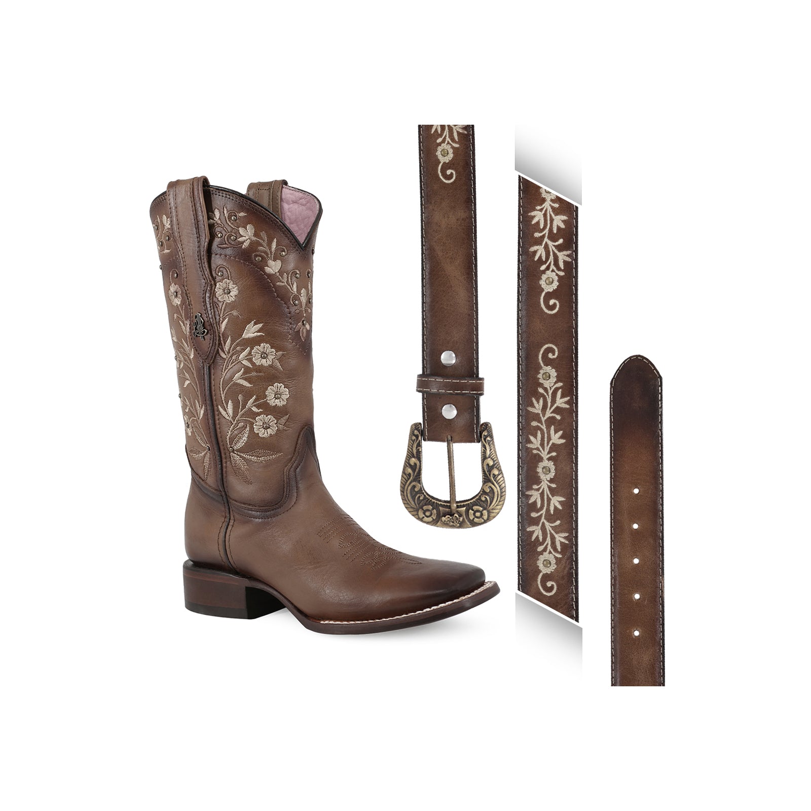 Combo Bota Y Cinto A Elegir Para Dama Bota Armonia