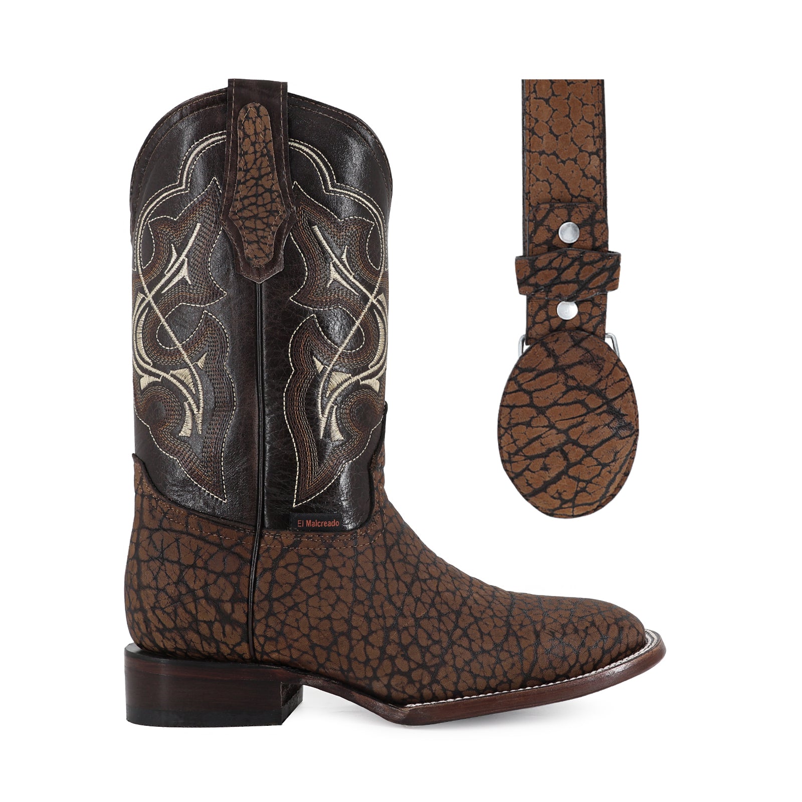 Combo Bota Y Cinto vaq A Elegir Bota Bulldog Cuello De Toro