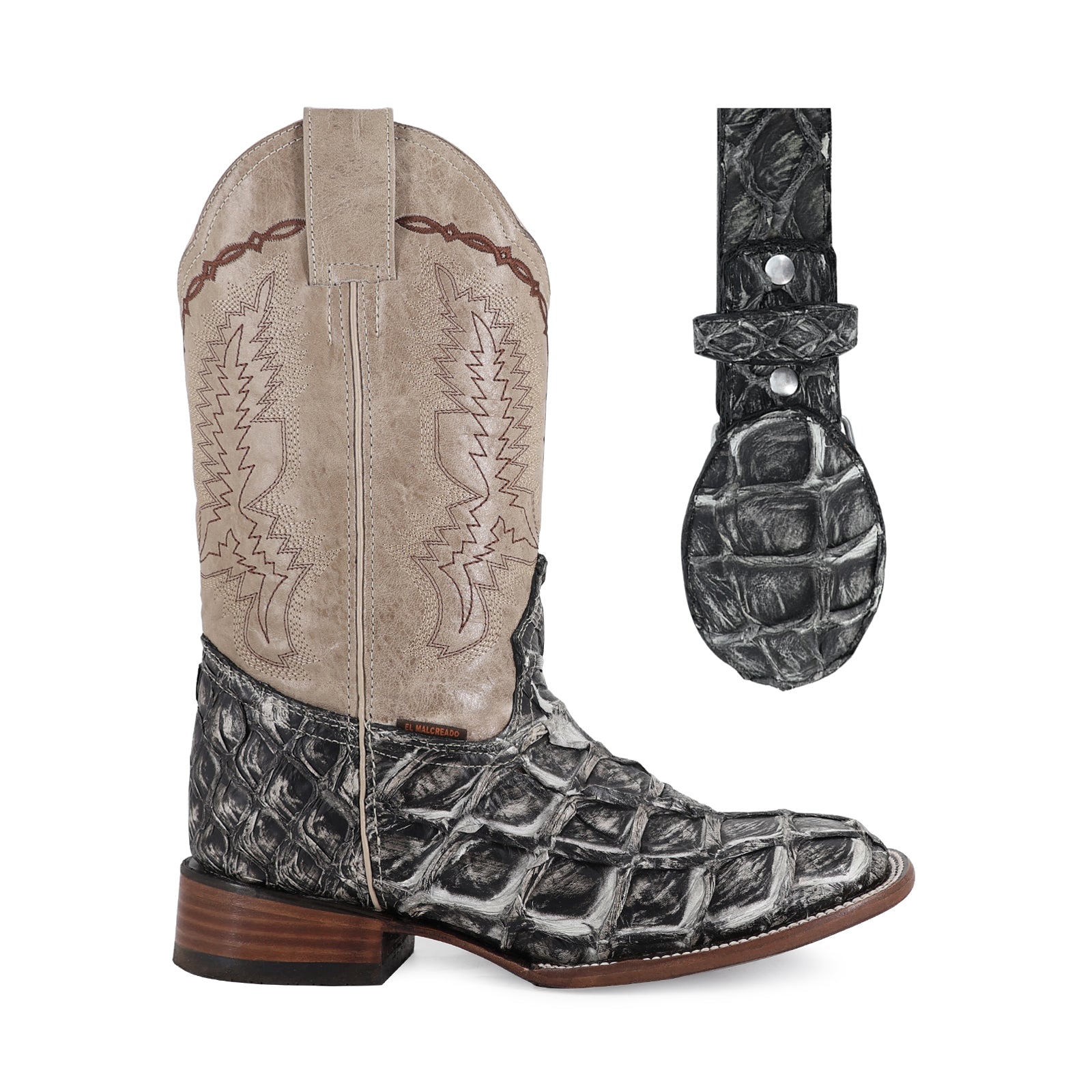 Combo Bota Y Cinto Vaq A Elegir Bota Bulldog Pescado Periodico