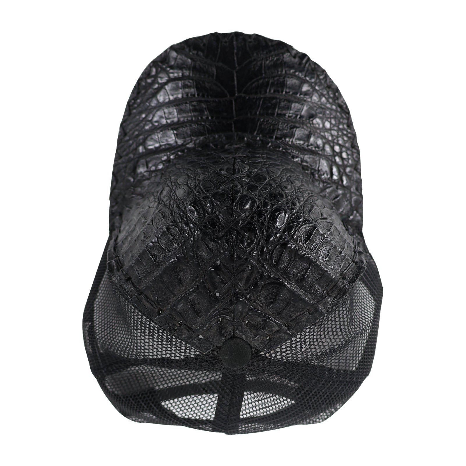 Gorra En Piel De Cocodrilo