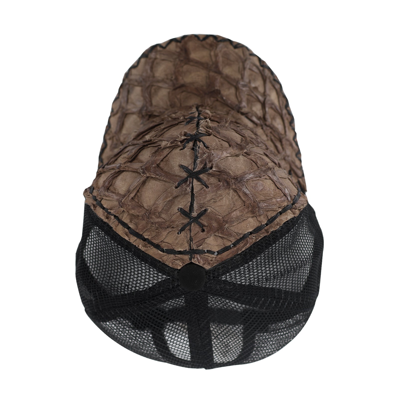 Gorra En Piel De Pescado Nobuck