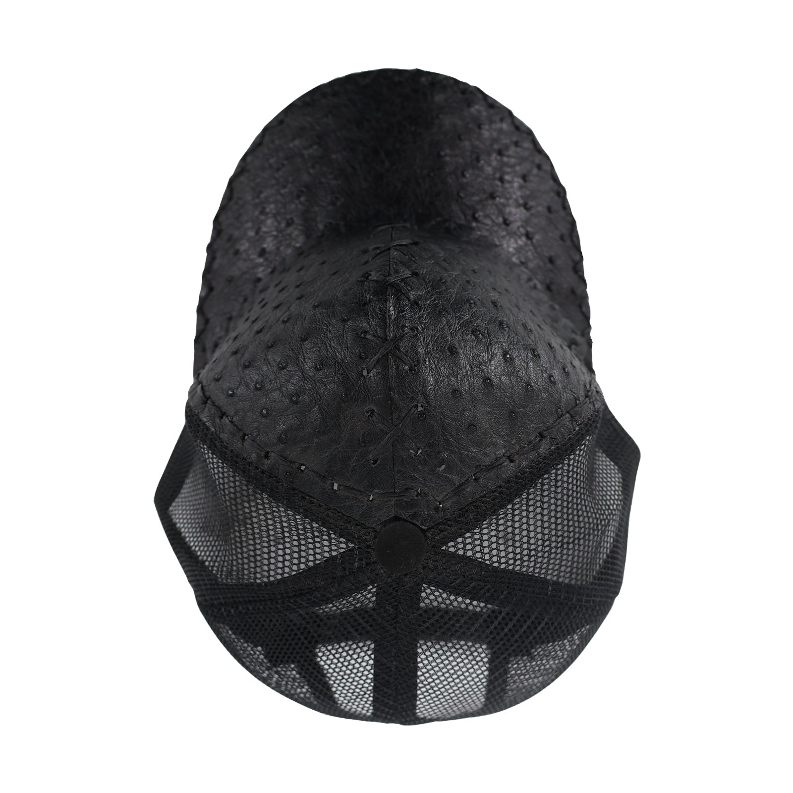 Gorra En Piel Avestruz