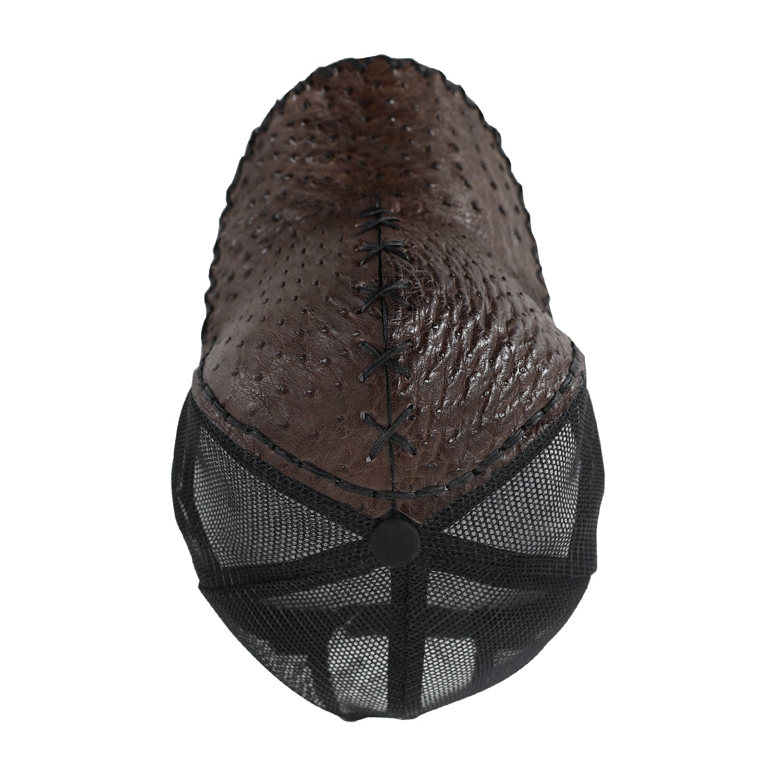 Gorra En Piel Avestruz