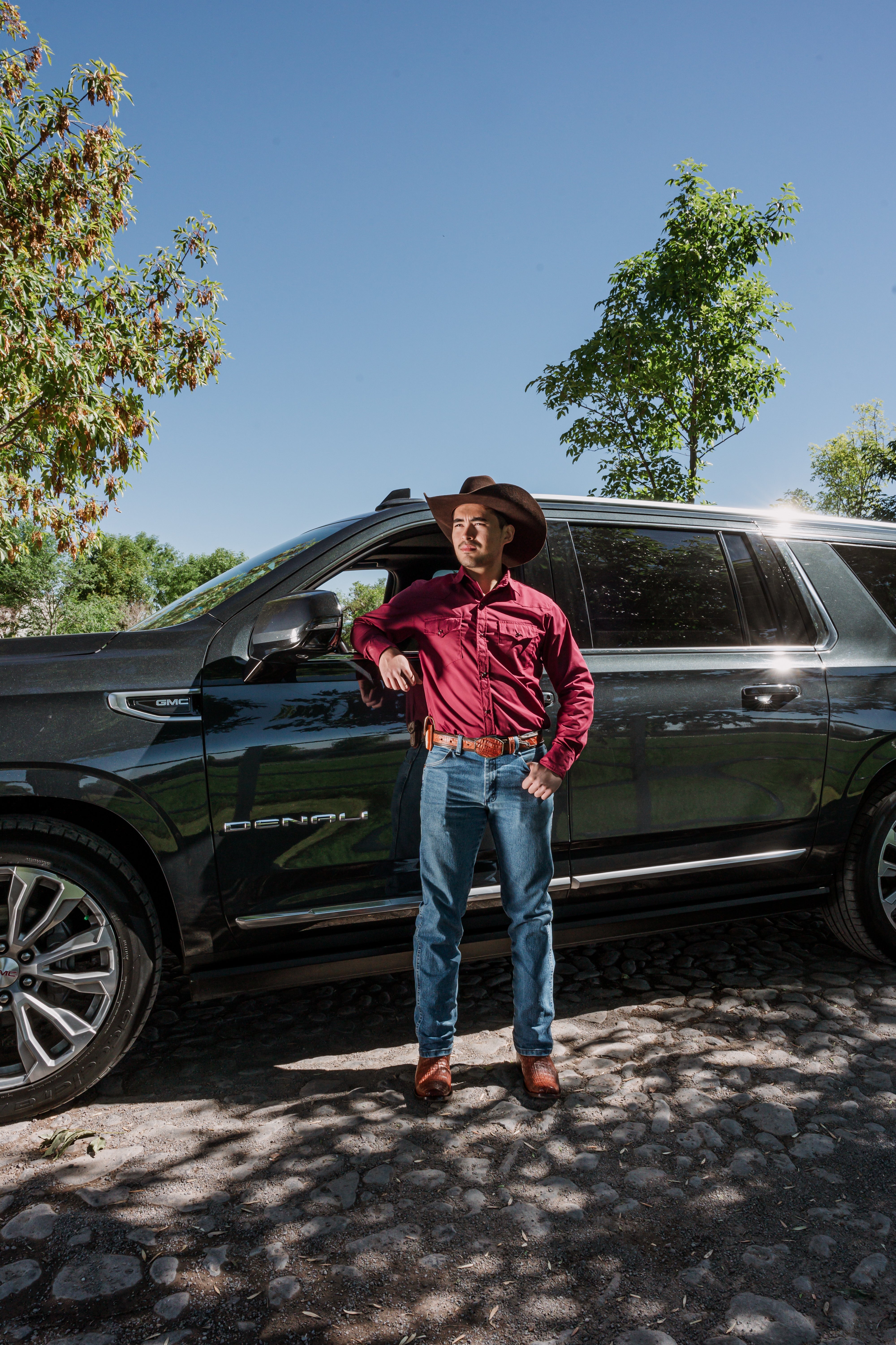 Bota Vaquera Dubai Cocodrilo Lomo Coñac