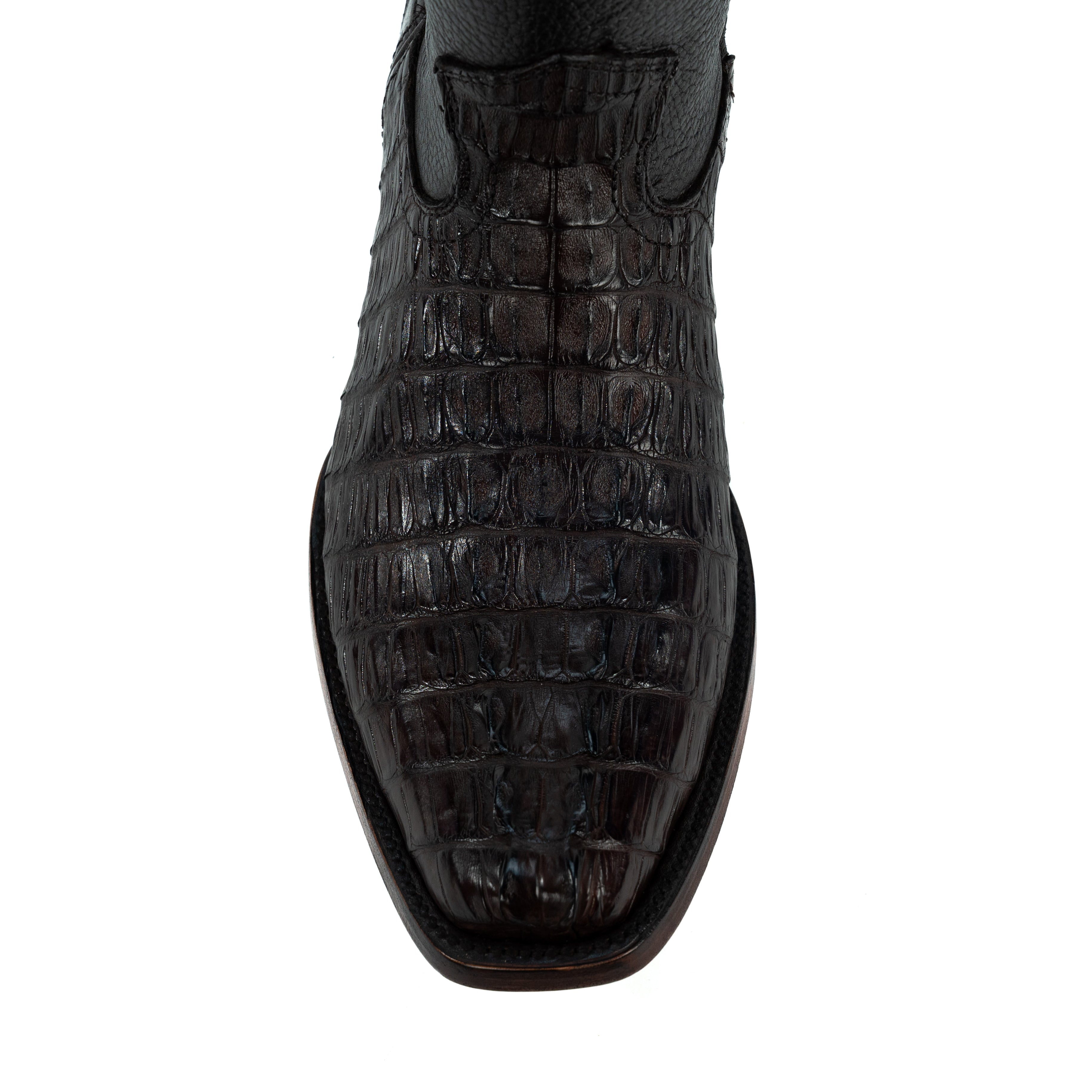 Botin Dylan En Piel De Cocodrilo