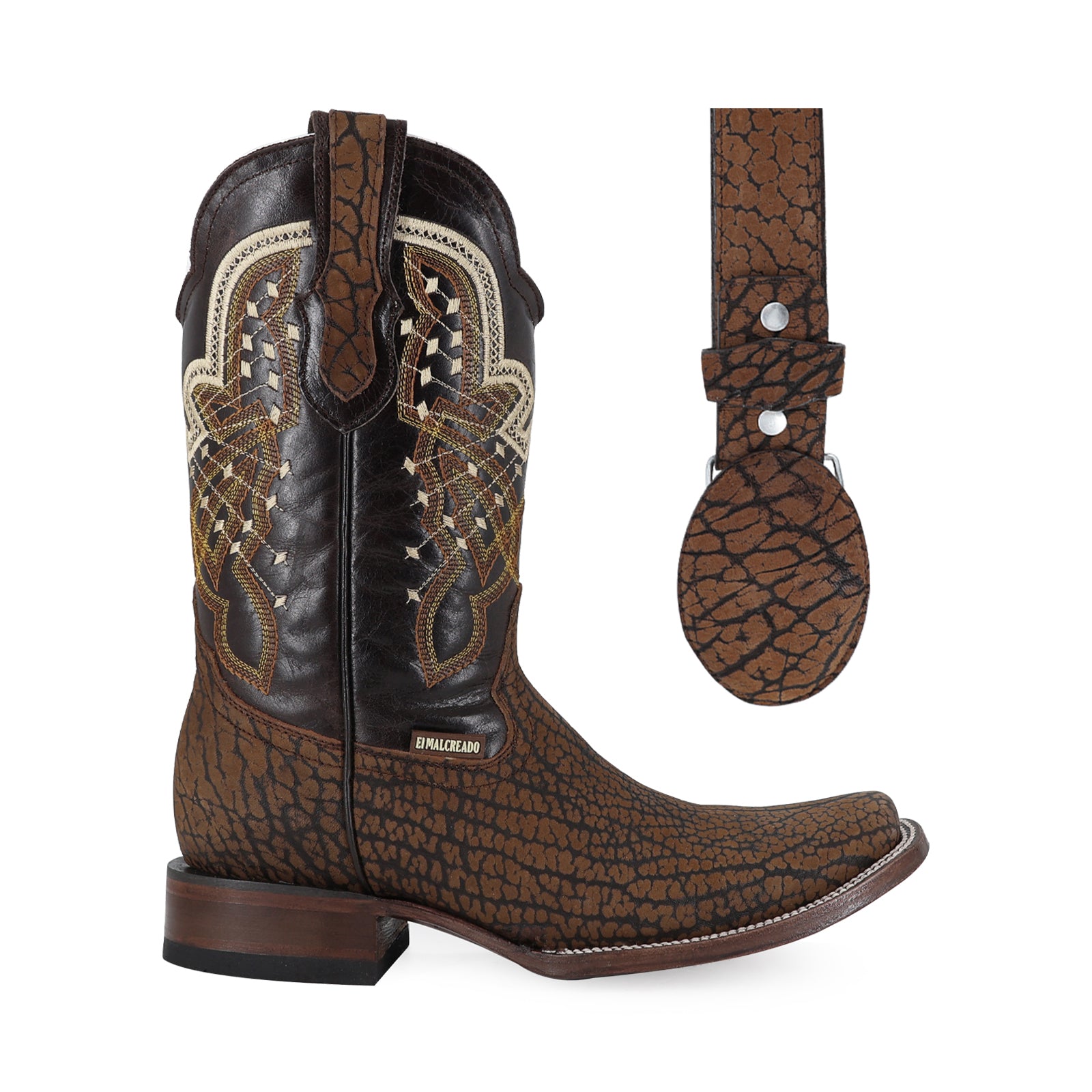 Combo Bota Y Cinto Vaq A Elegir Bota Dubai Cuello De Toro