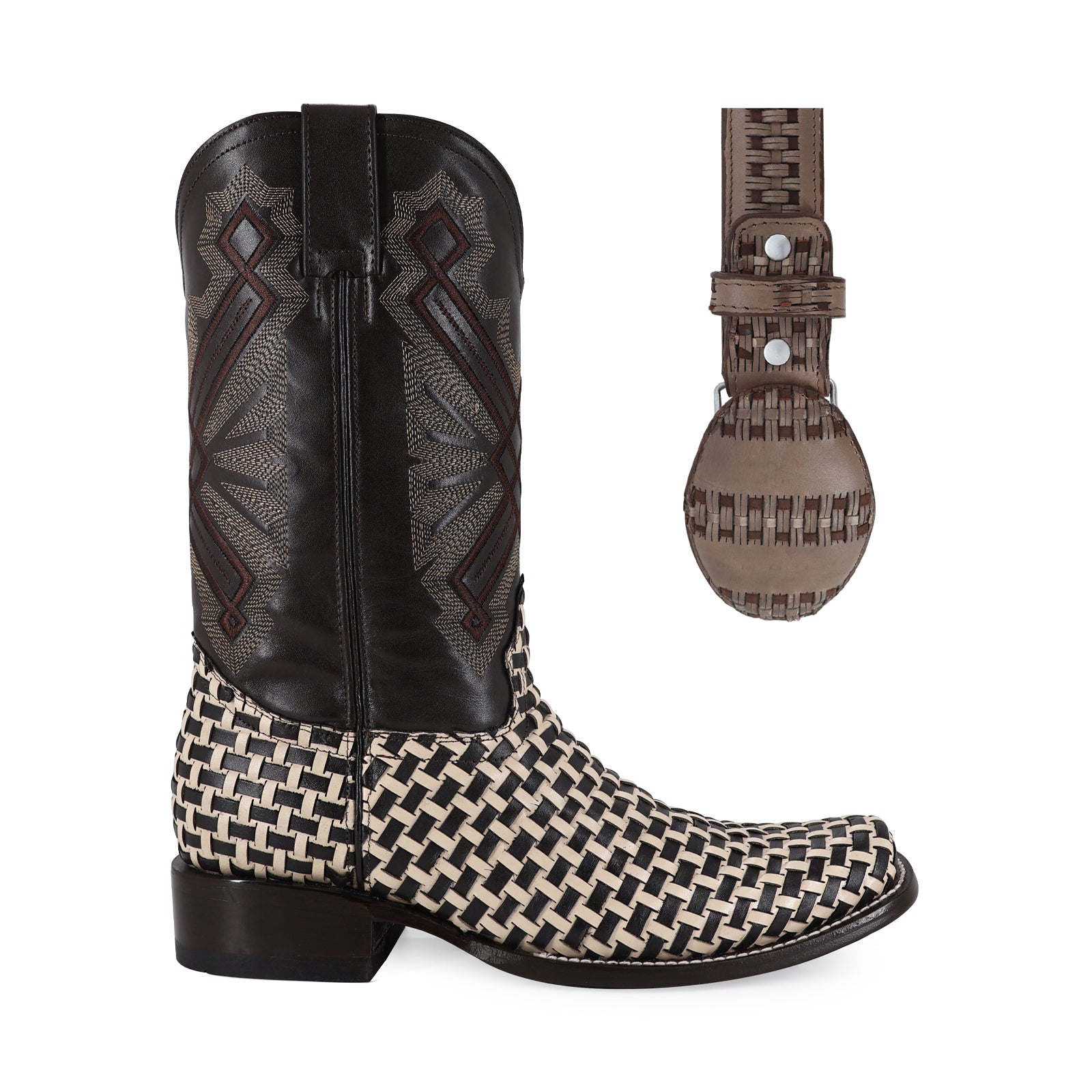 Combo Bota Y Cinto Vaq A Elegir Bota Dubai Petatillo Beige