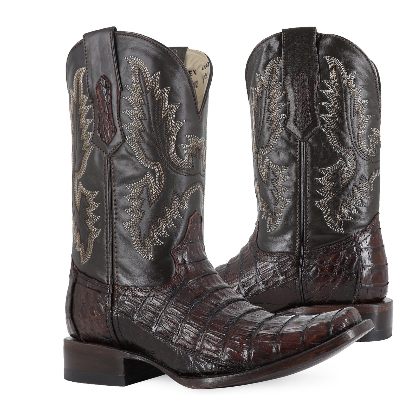 Bota Vaquera Dubai Cocodrilo Cola Belly Cafe