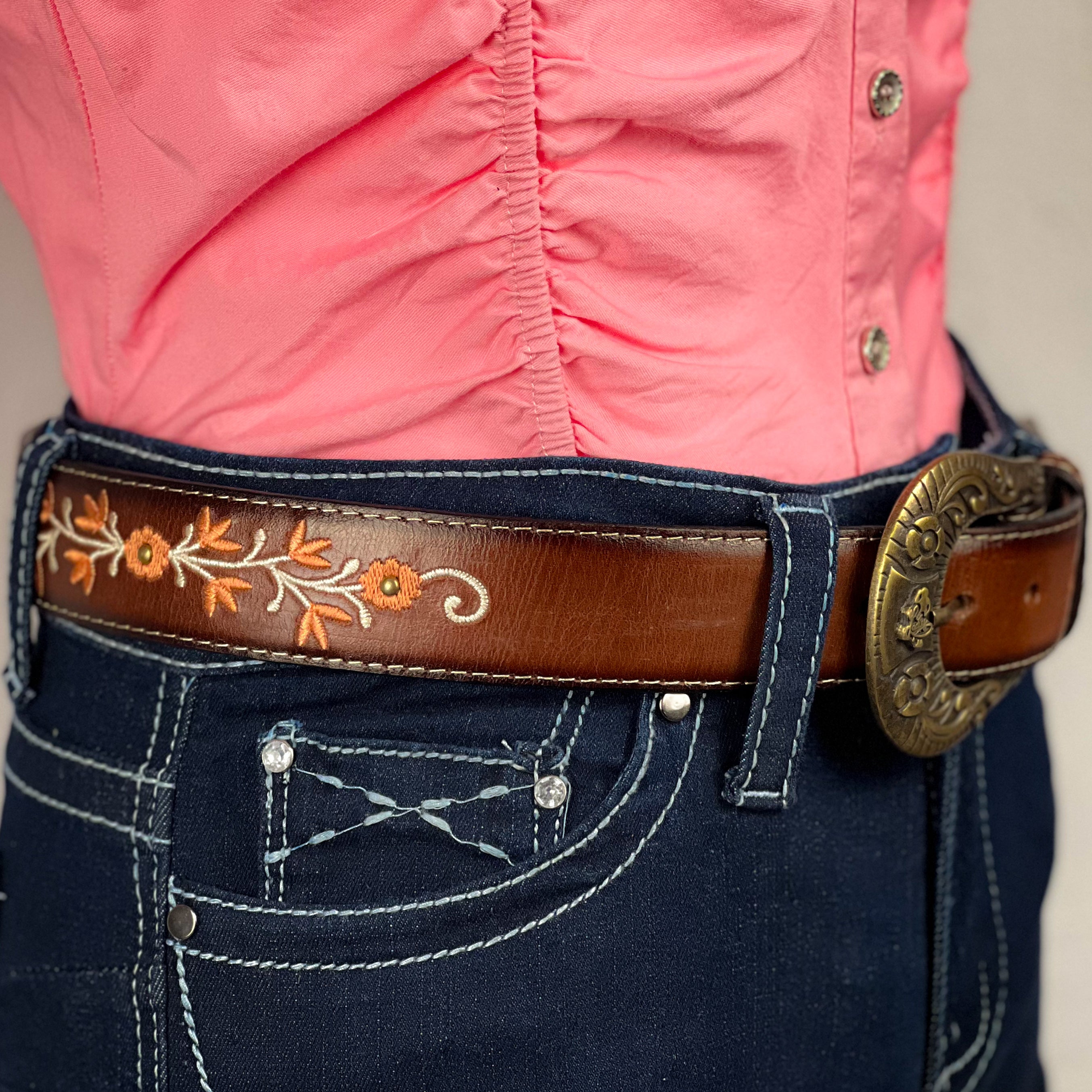 Cinto vaquero para dama modelo armonia