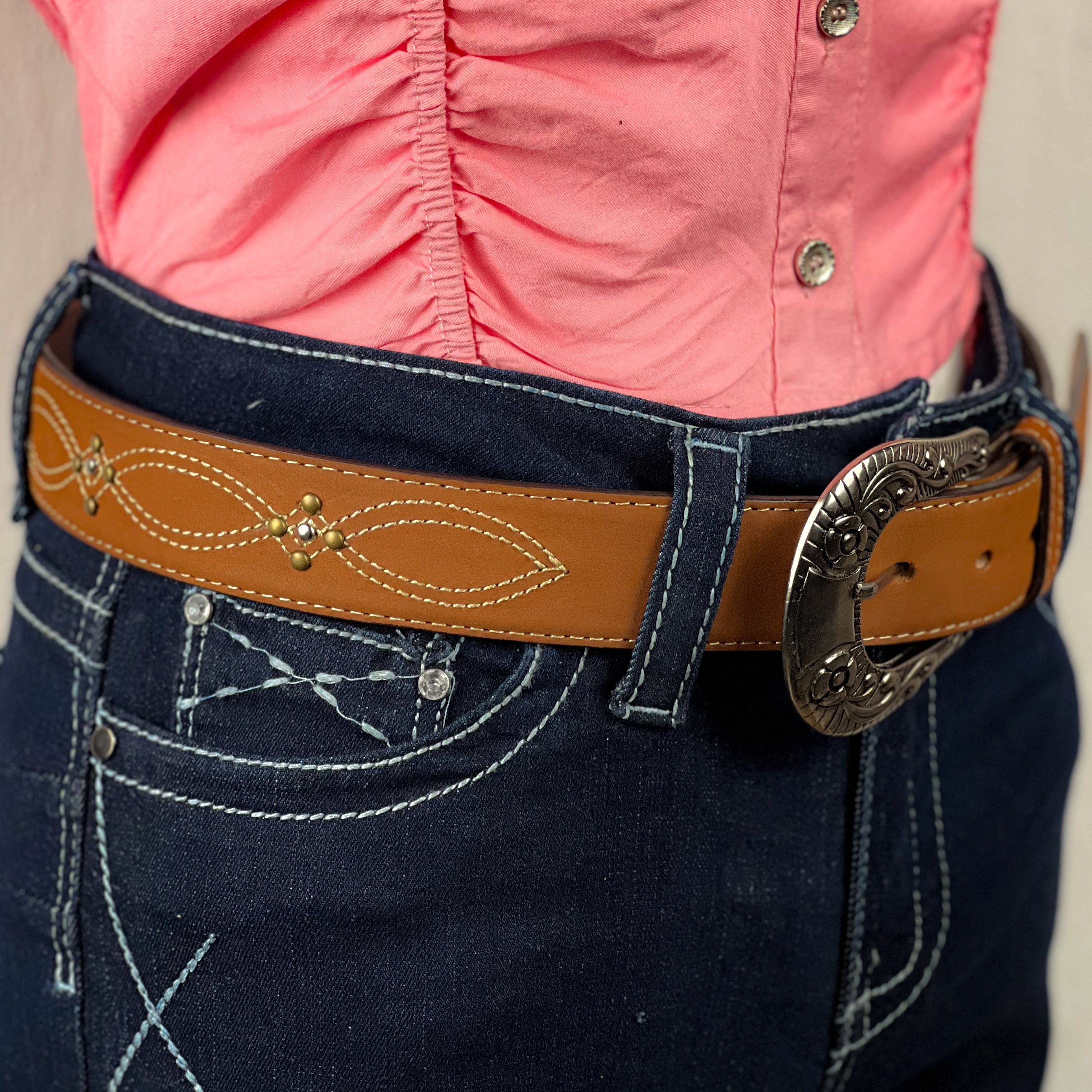 Cinto vaquero para dama modelo Ringle Est