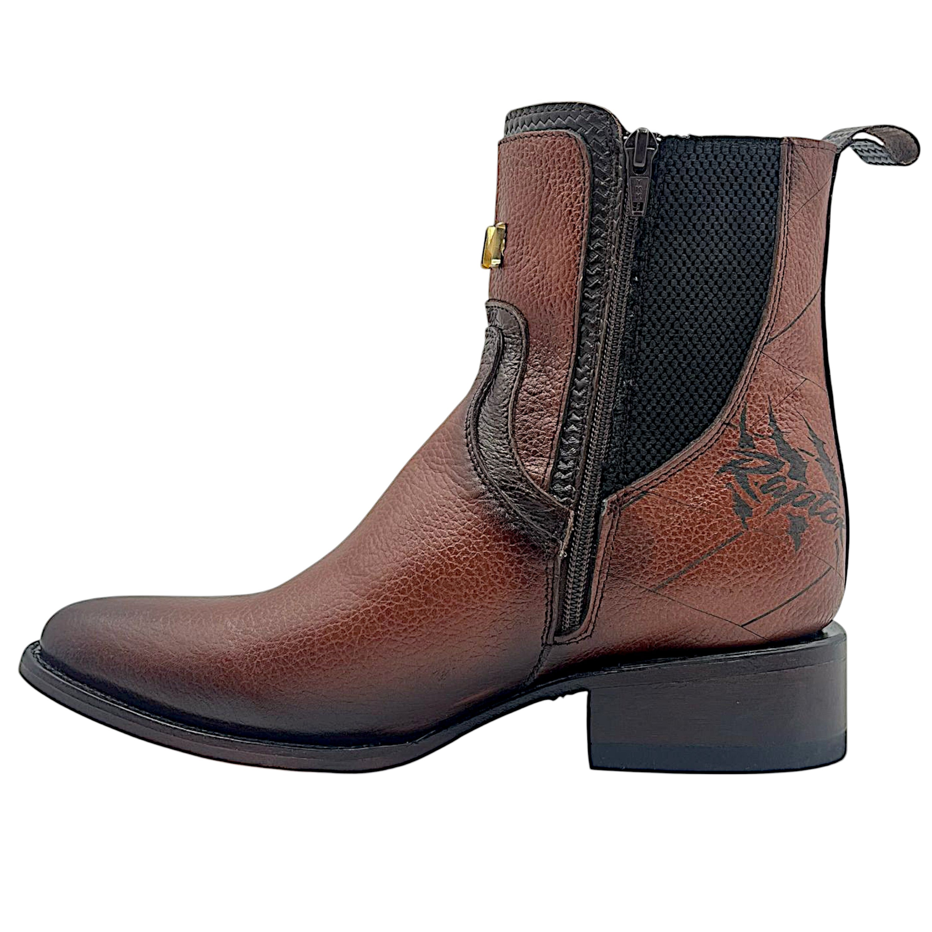 Botin Raptor En Piel De Res