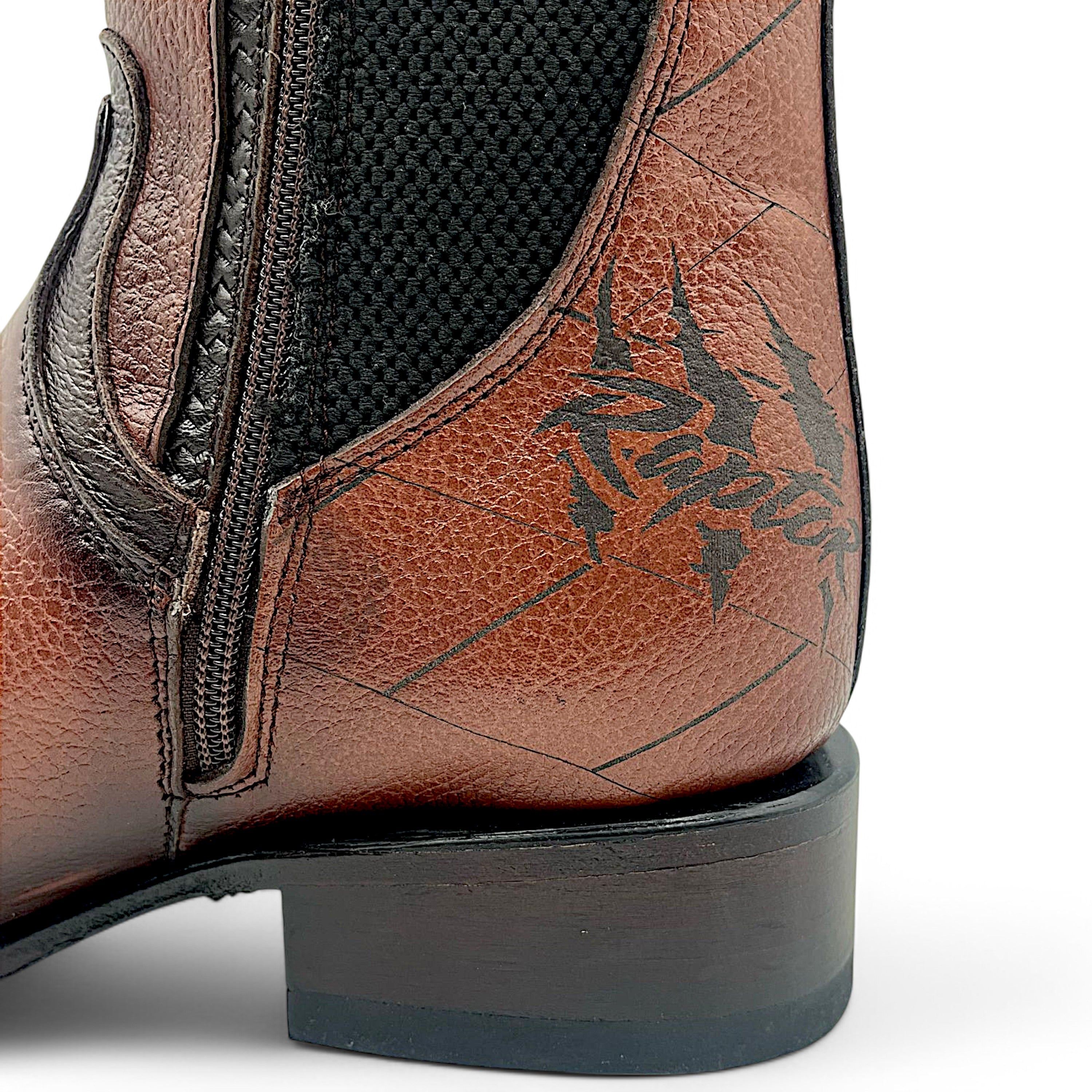 Botin Raptor En Piel De Res