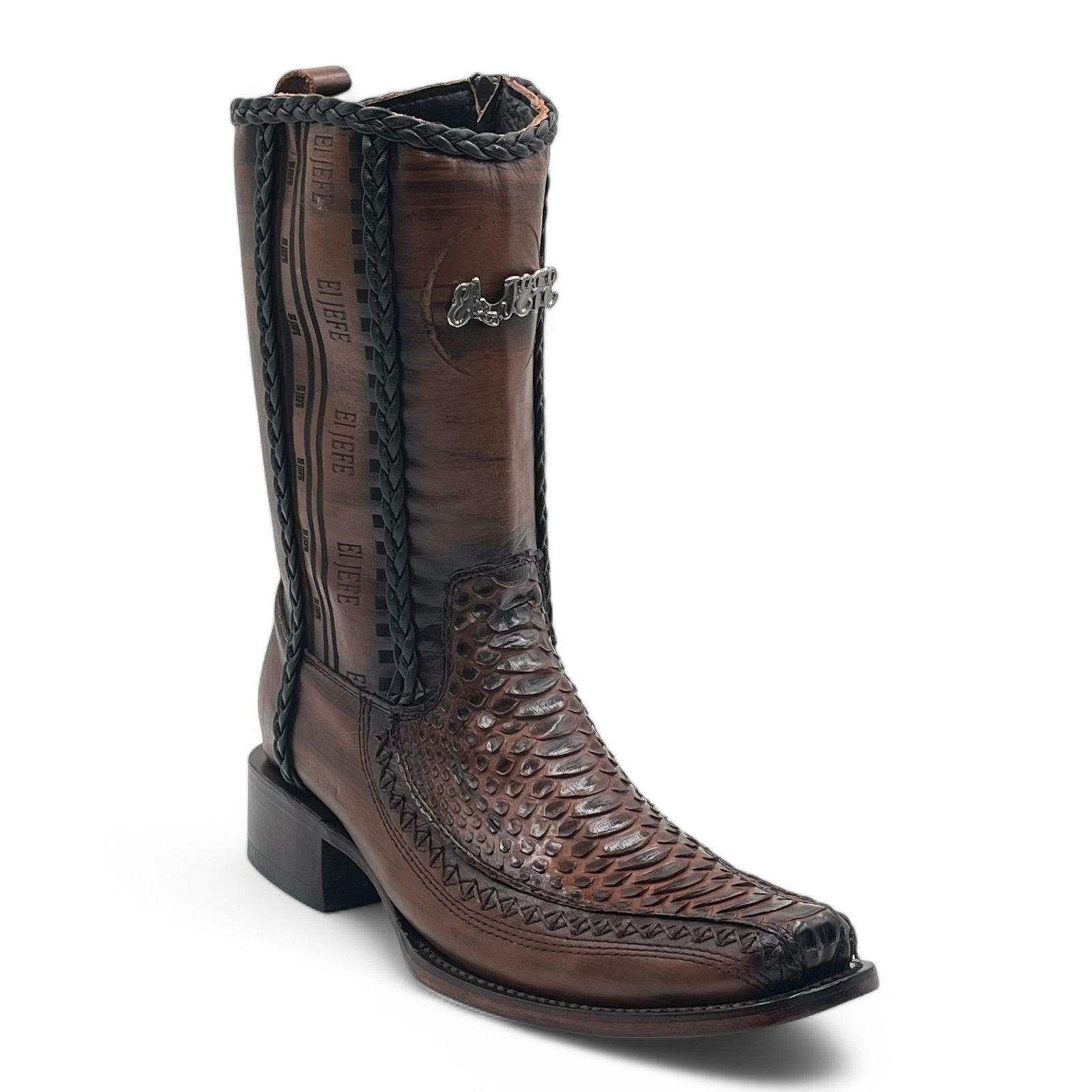 Botin Jefe En Piel De Piton