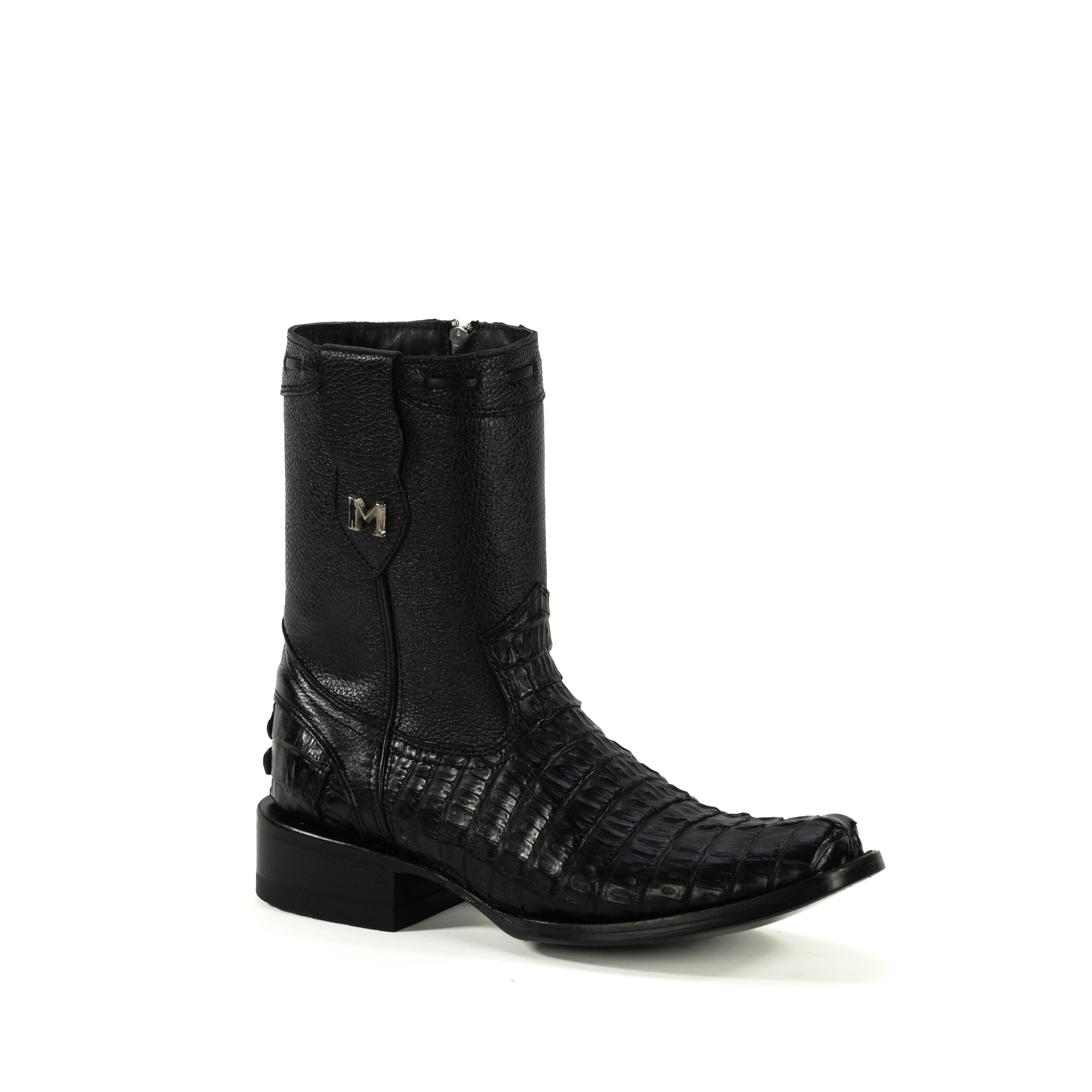 Botin Dylan En Piel De Cocodrilo