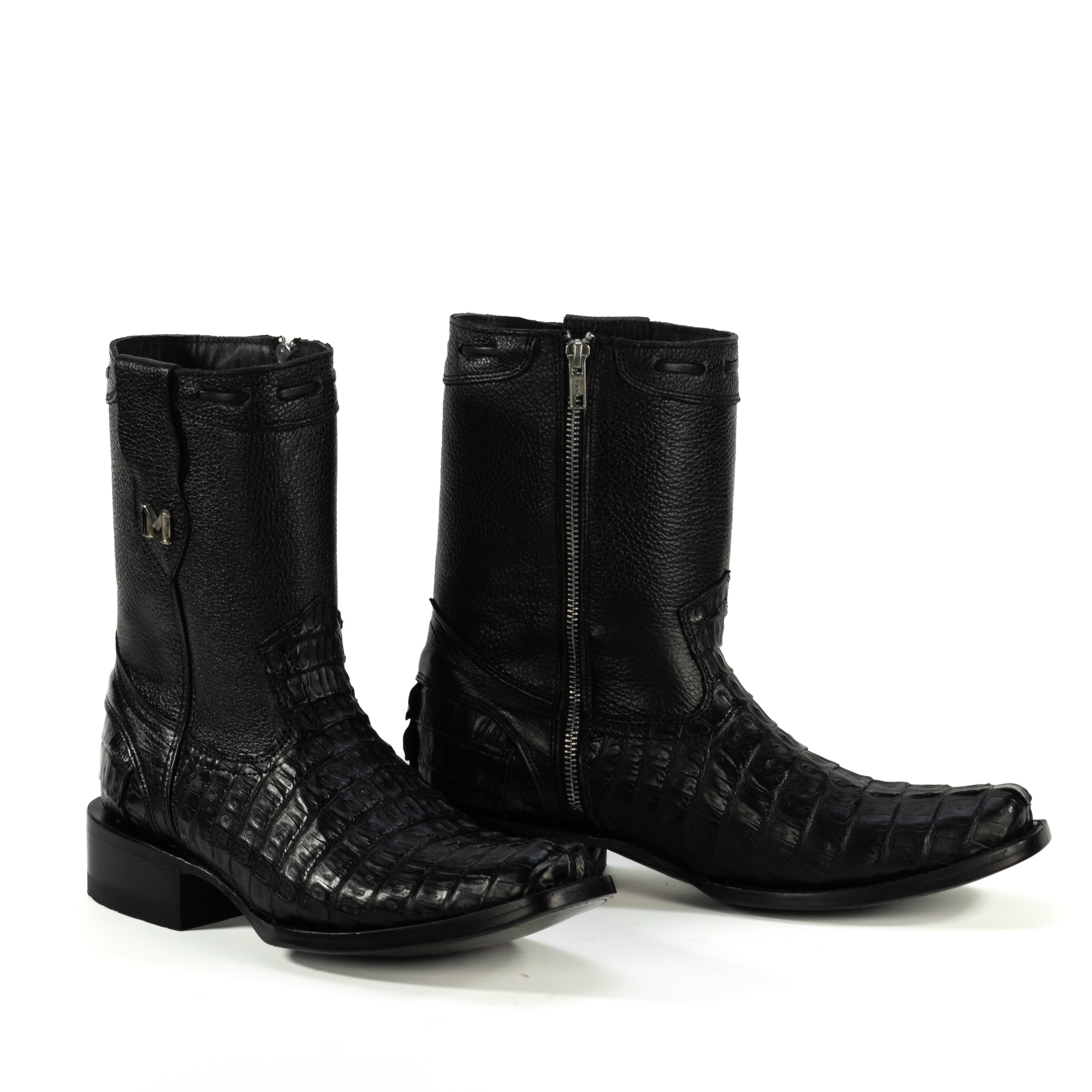 Botin Dylan En Piel De Cocodrilo