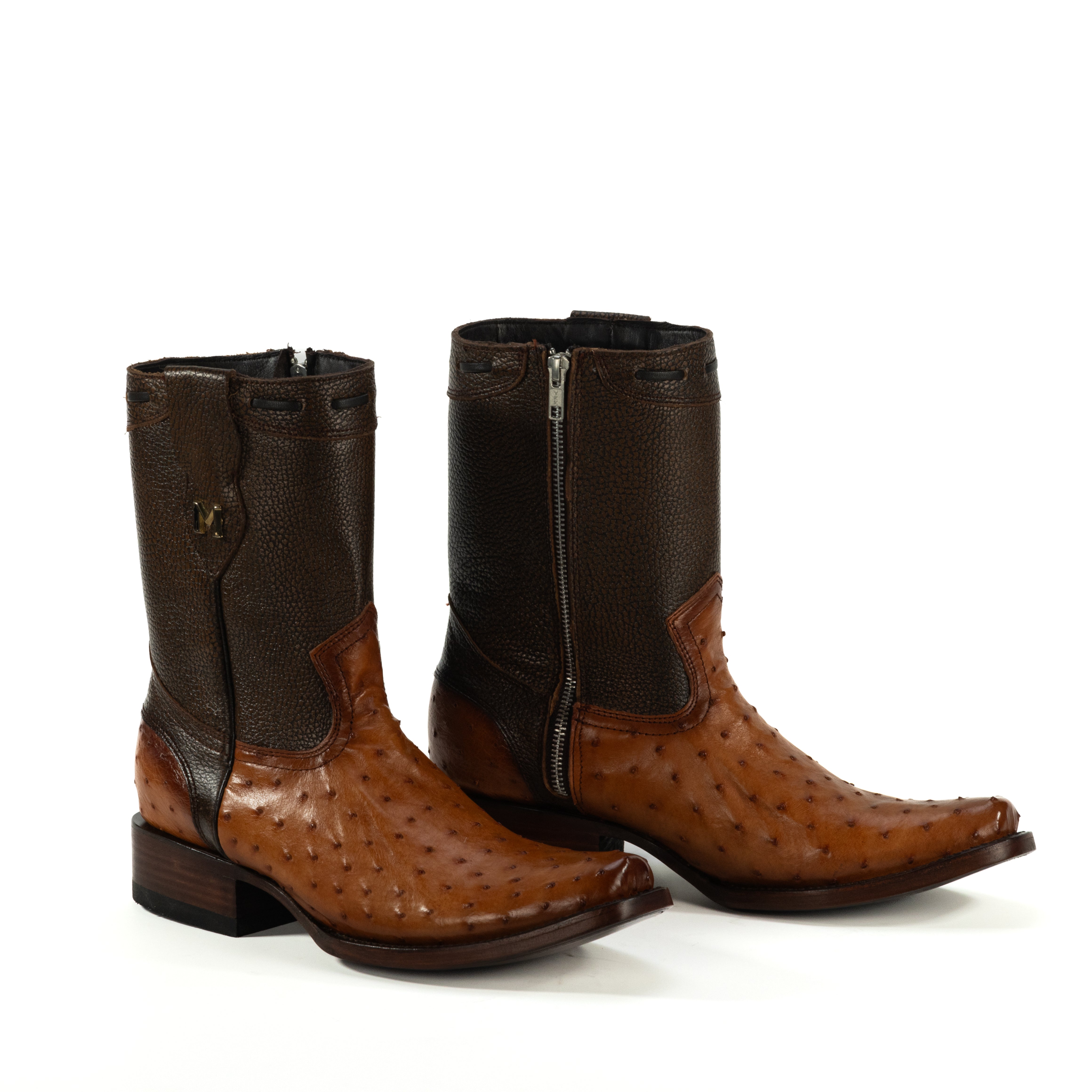 Botin Dylan Piel De Avestruz