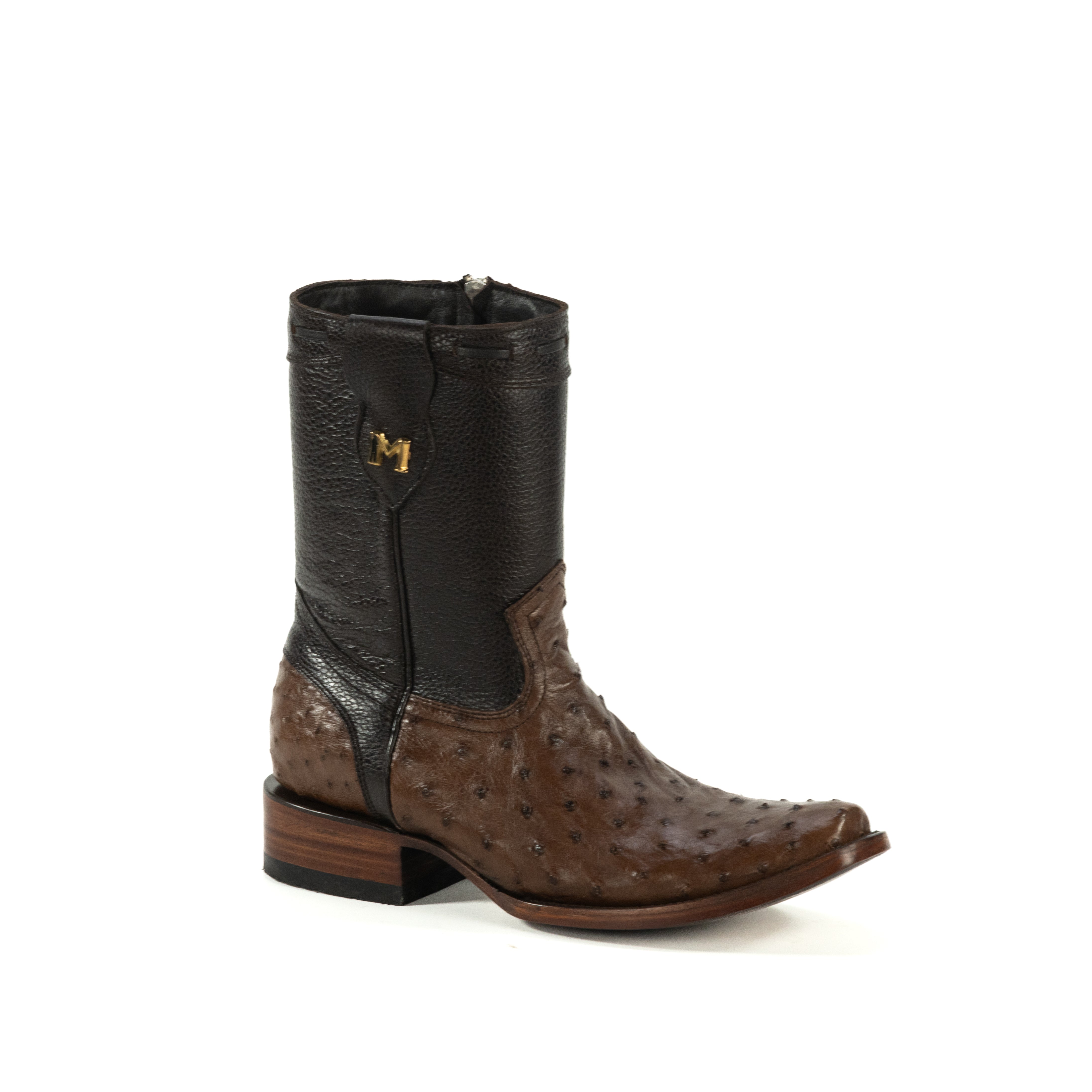 Botin Dylan Piel De Avestruz