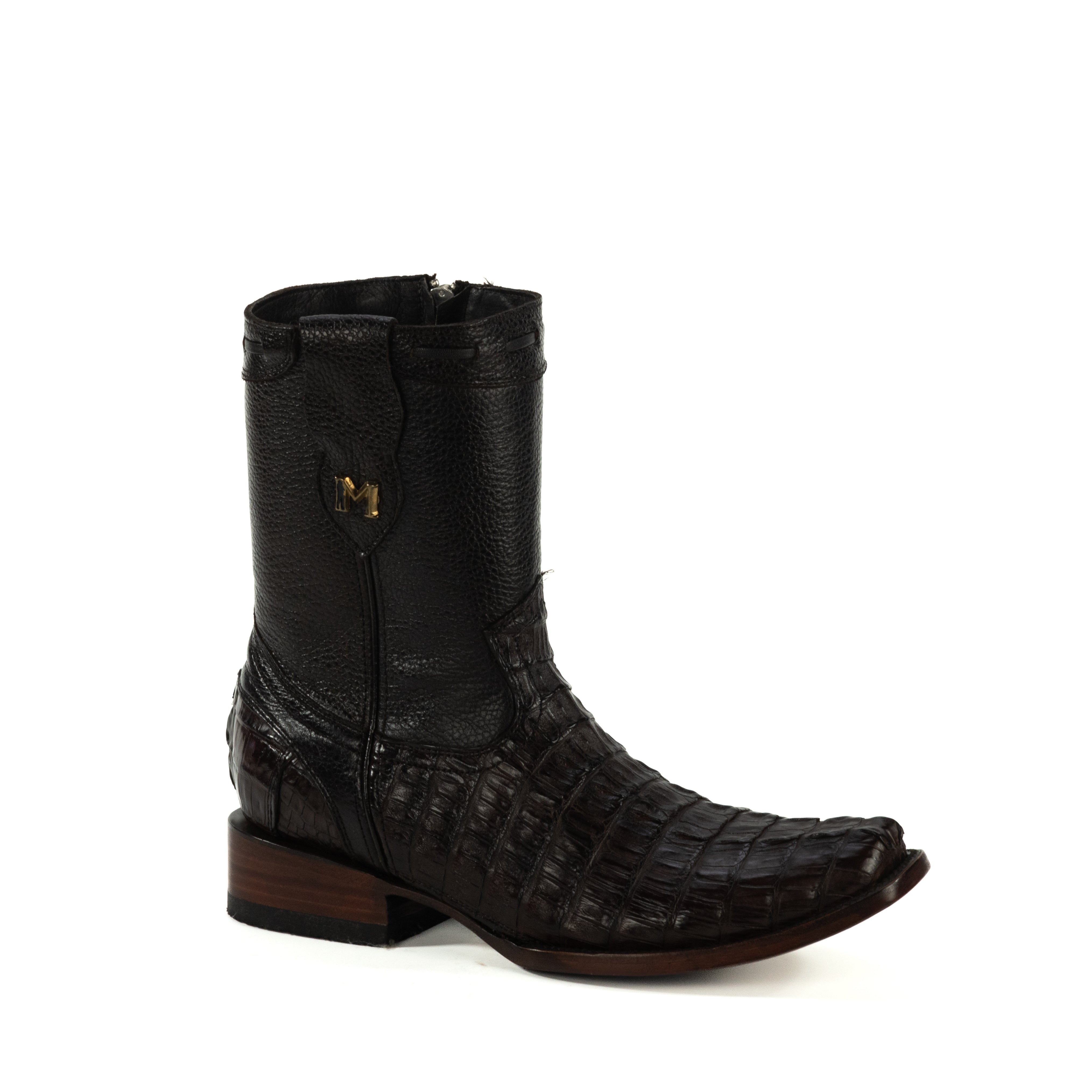 Botin Dylan En Piel De Cocodrilo