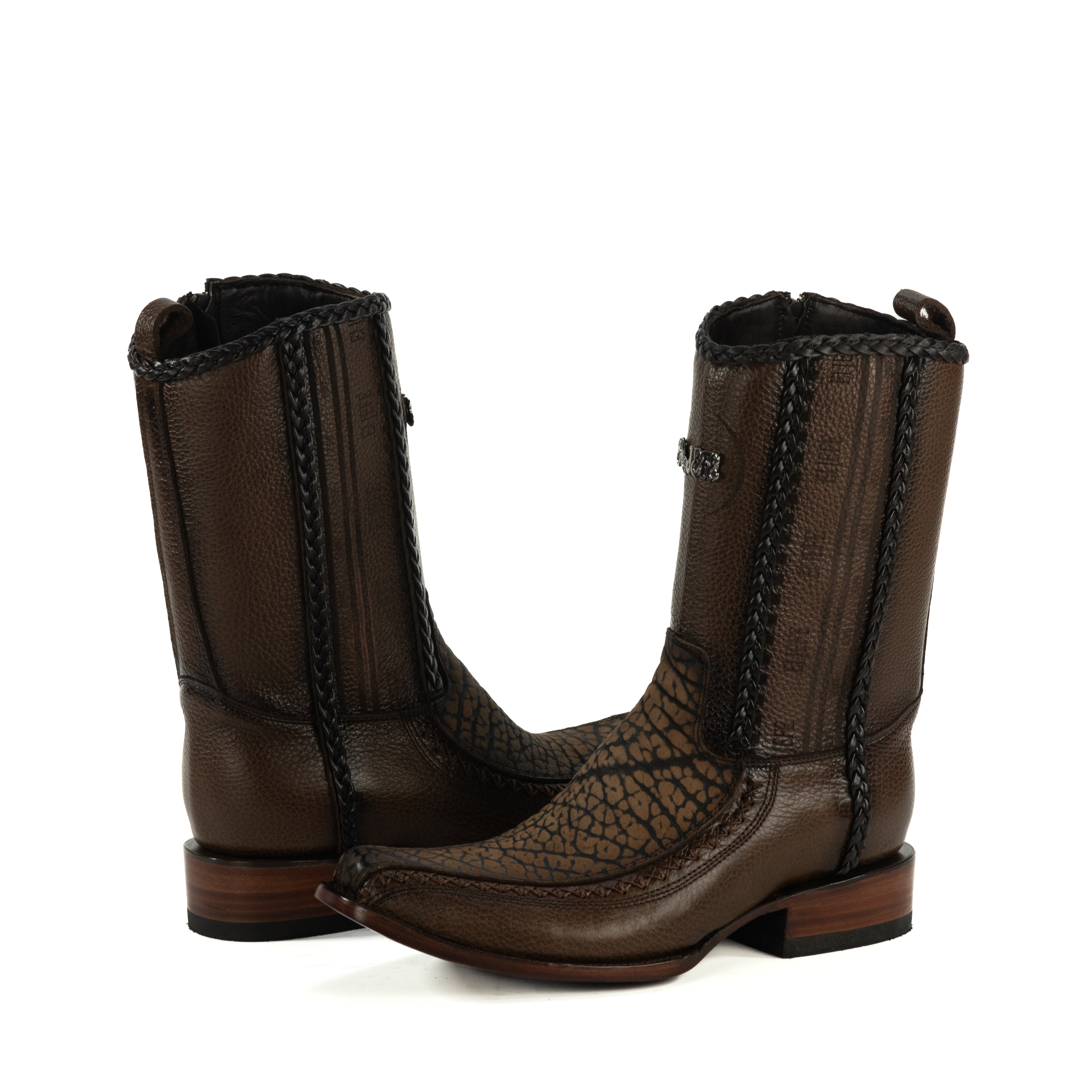 Botin Jefe En Piel De Cuello De Toro