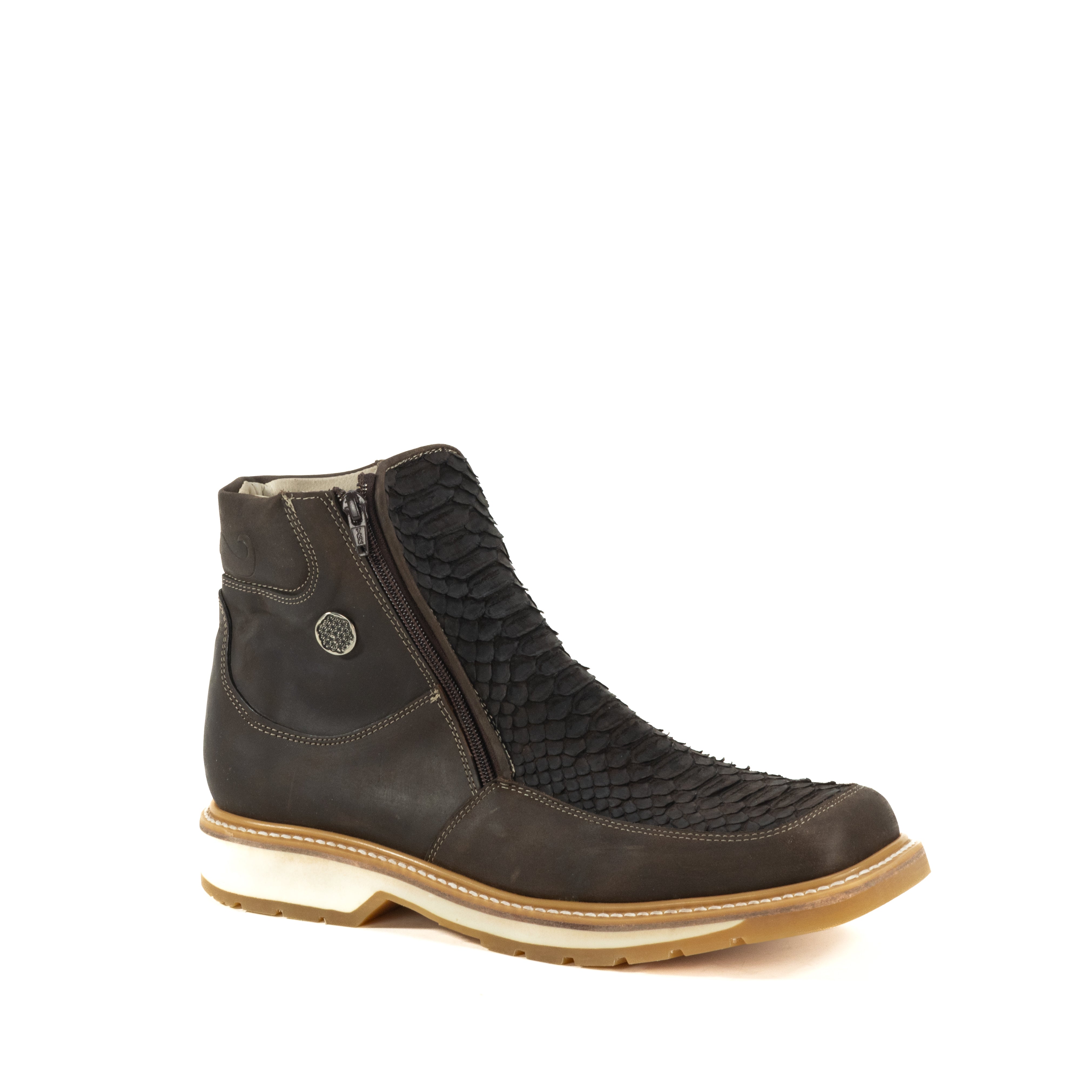 Botin Macho En Piel De Piton