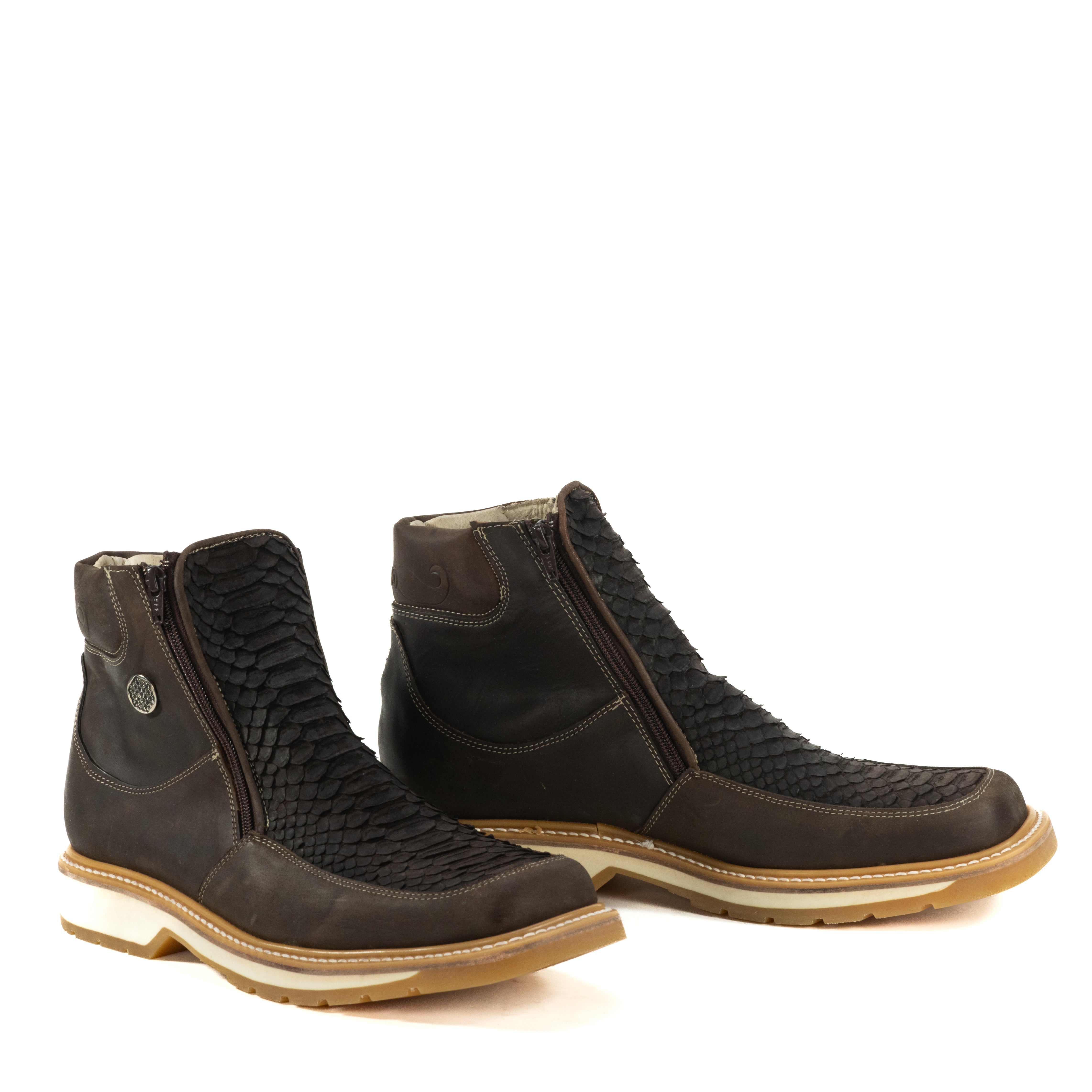 Botin Macho En Piel De Piton