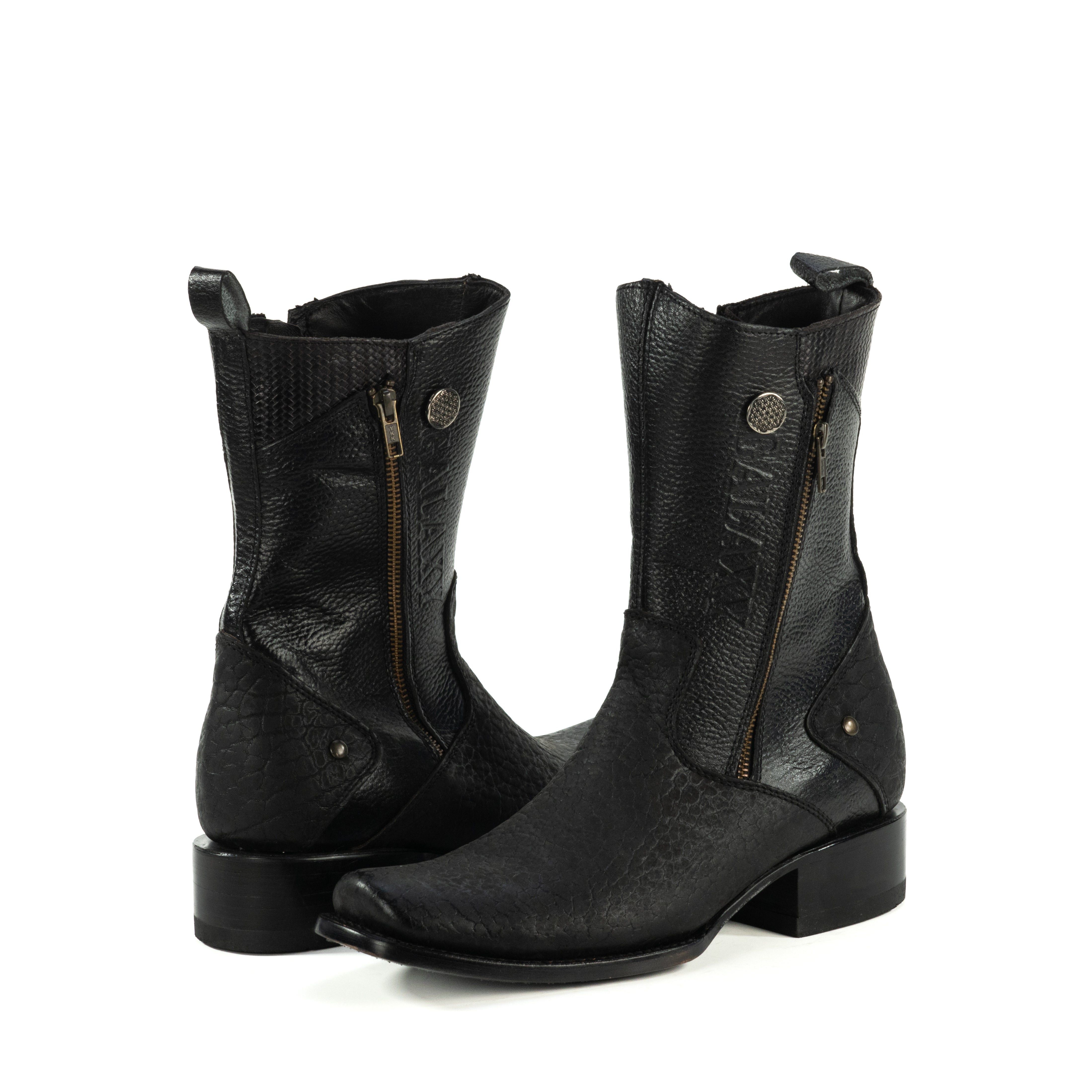 Botin Galaxy En Piel De Cuello De Toro