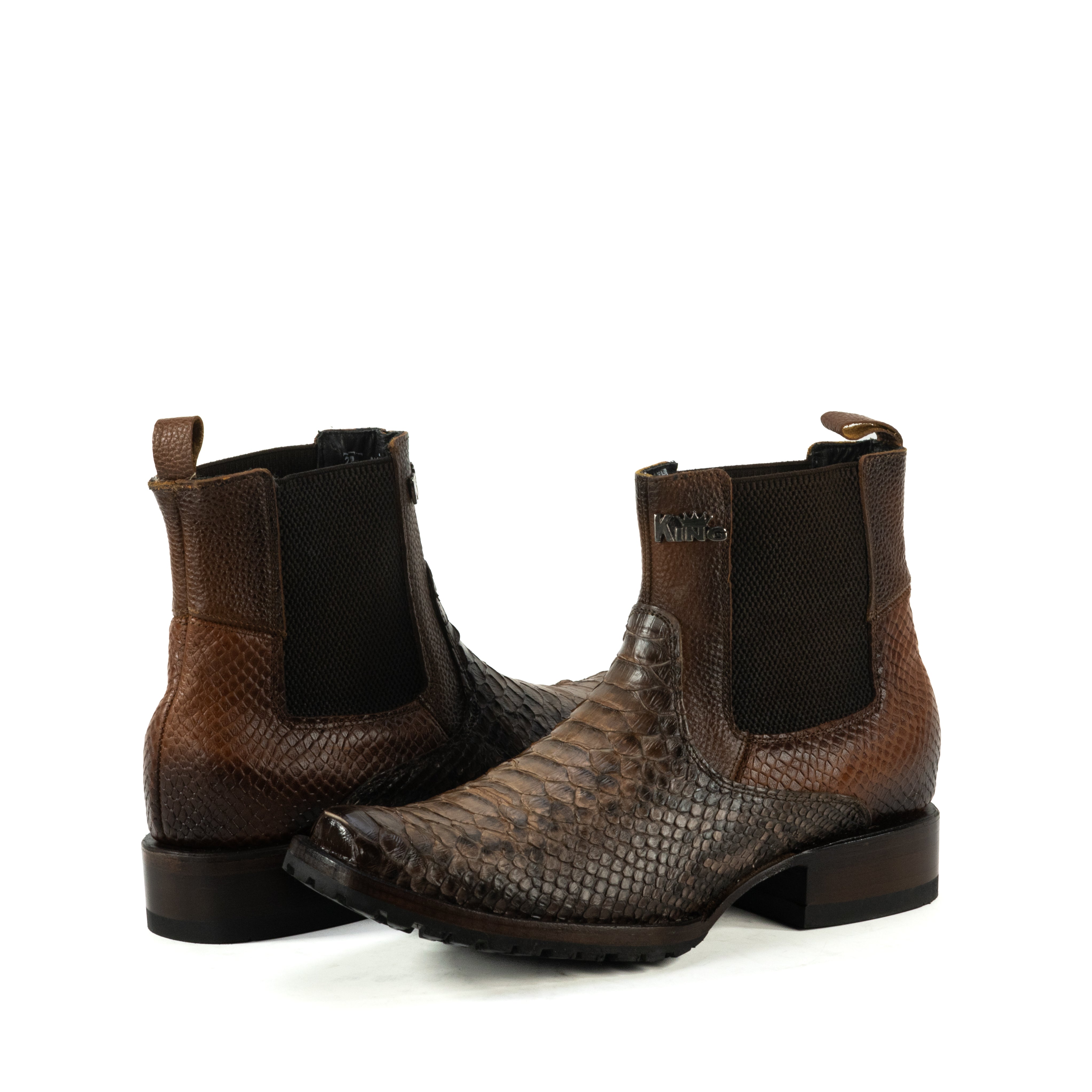 Botin King En Piel De Piton