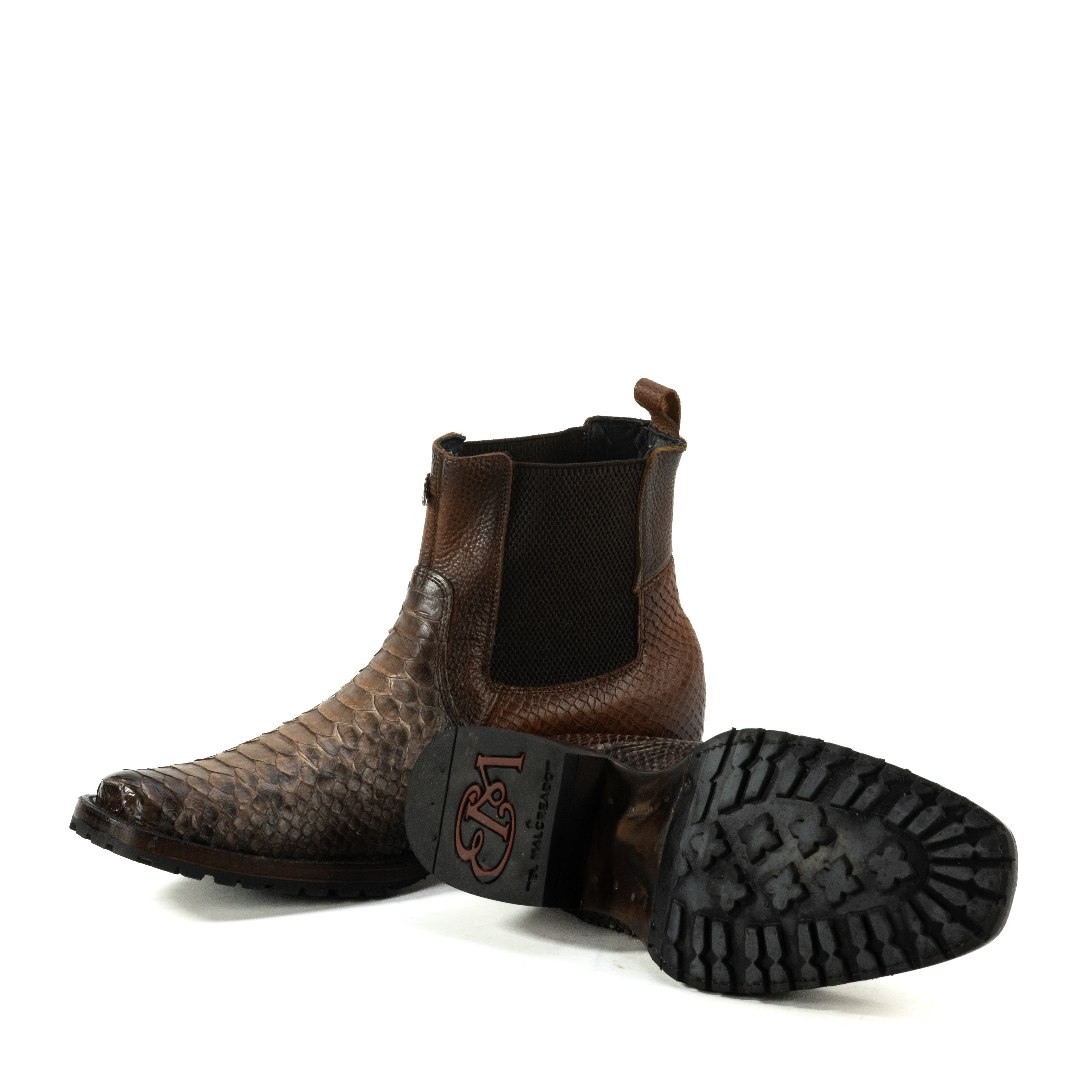 Botin King En Piel De Piton