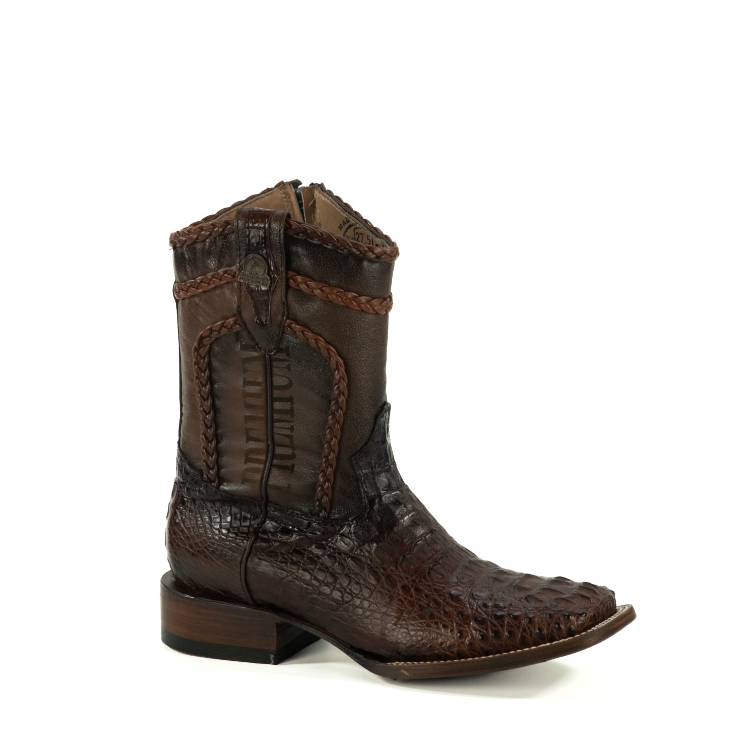 Botin Mauro En Piel De Nuca De Cocodrilo