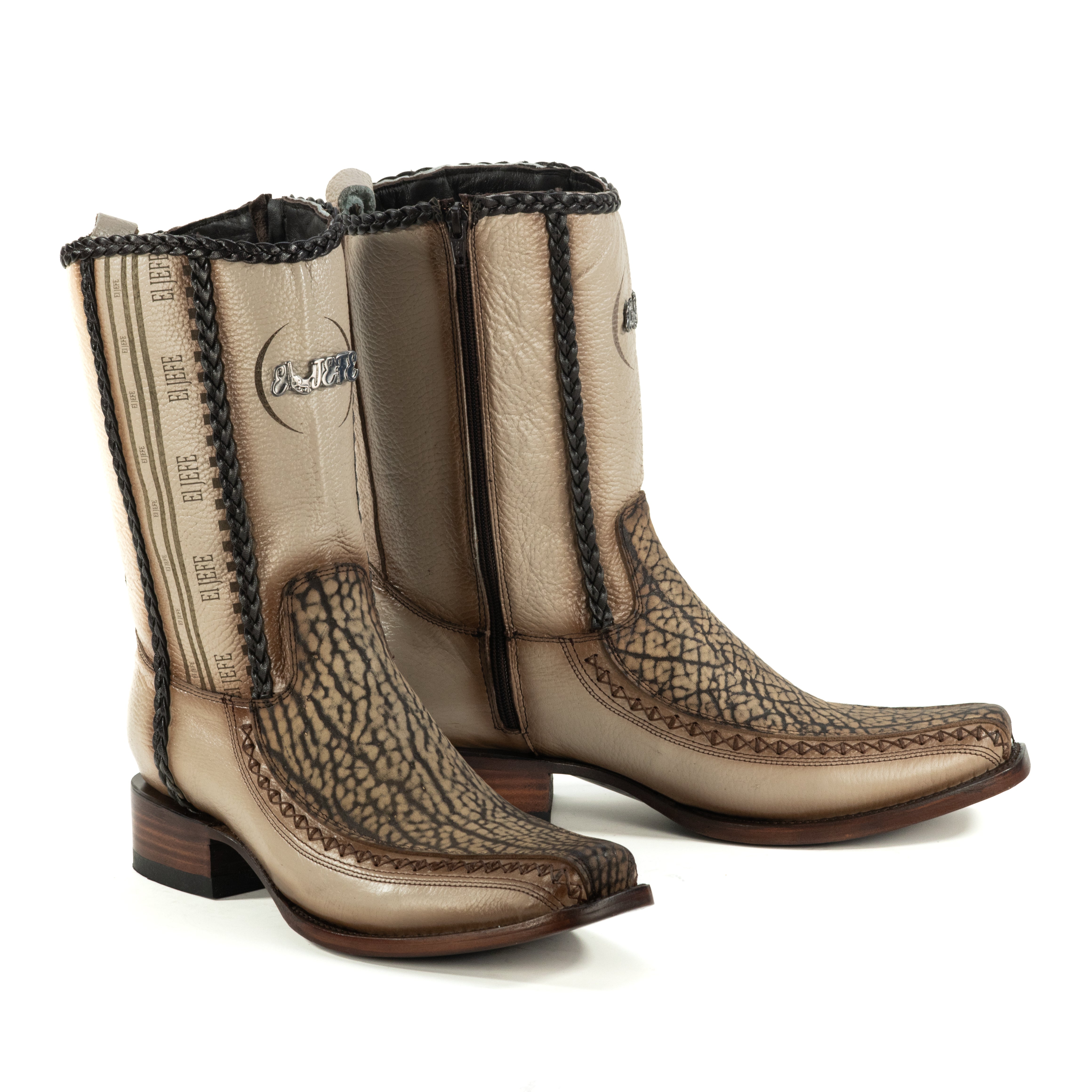 Botin Jefe En Piel De Cuello De Toro