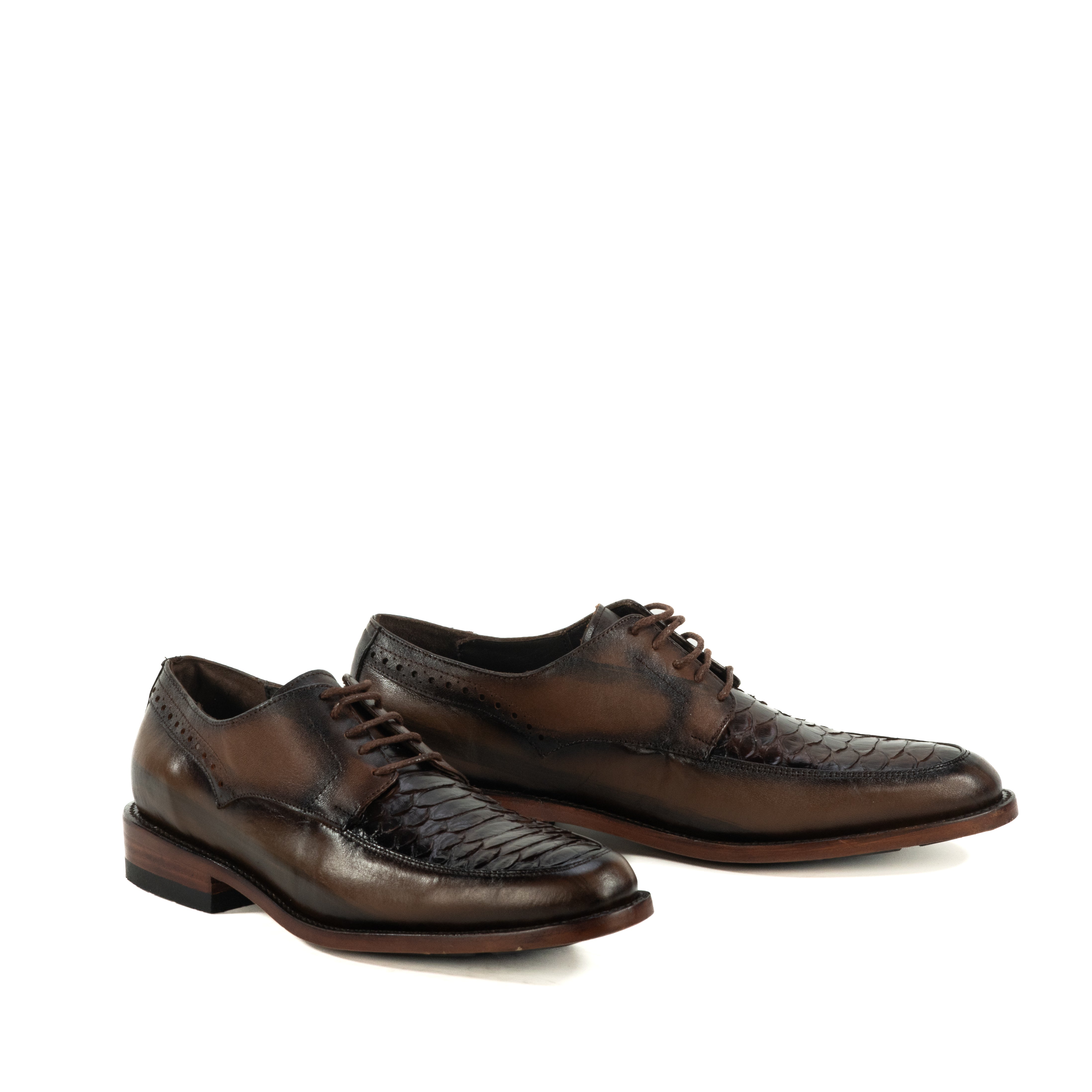 Zapato Faena Para Hombre En Piel Piton