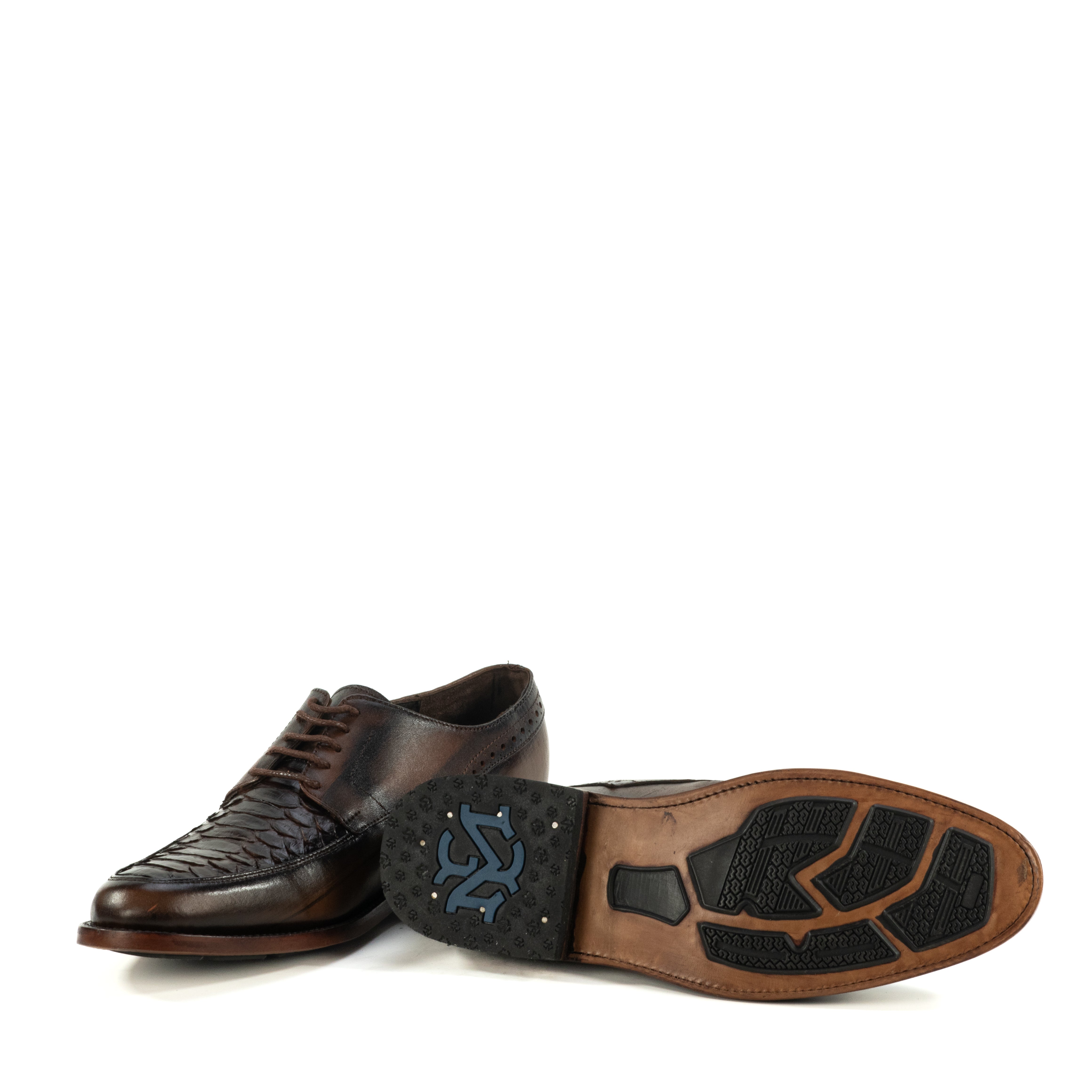 Zapato Faena Para Hombre En Piel Piton