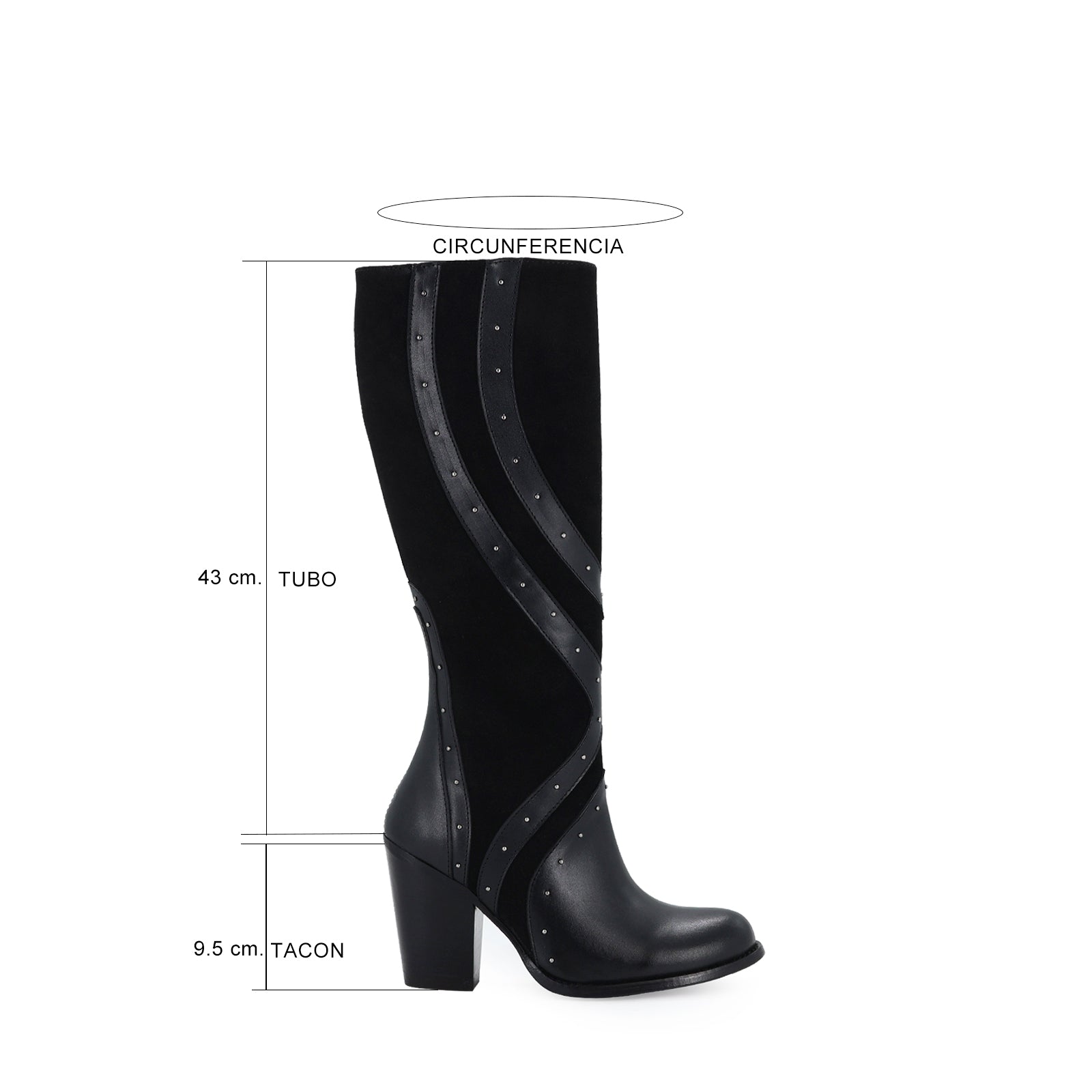 Bota casual para dama de piel modelo Soberbia