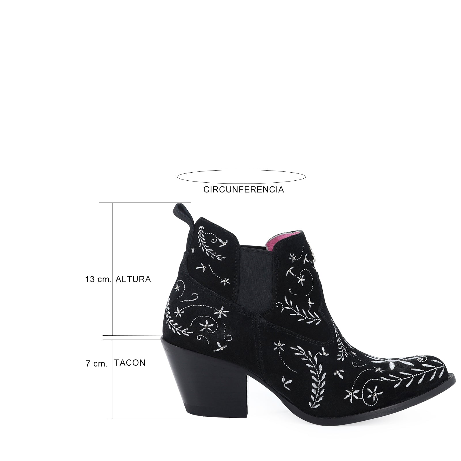 Botin Casual para dama de piel modelo Happy