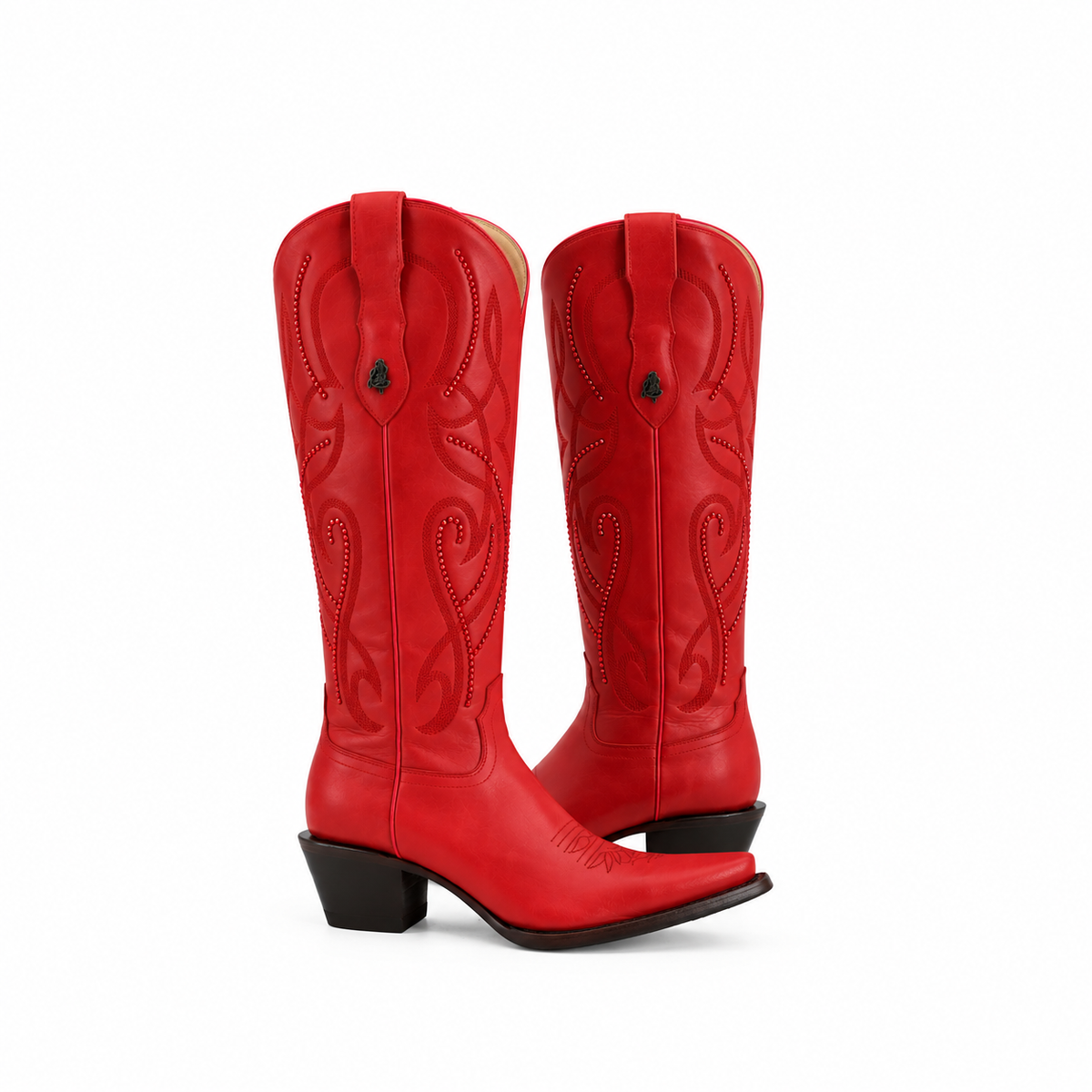 Bota vaquera para dama de piel res modelo paparazzi