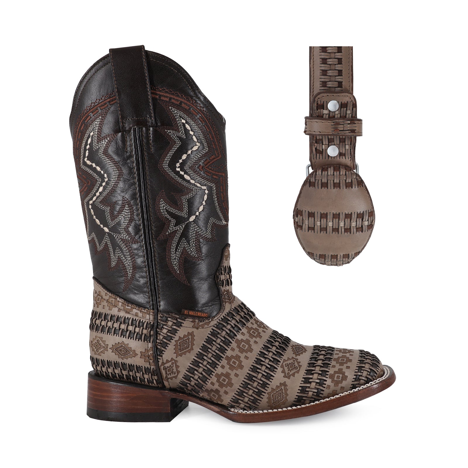 Combo Bota Y Cinto Vaq A Elegir Bota Bulldog Petatillo Tajin Beige