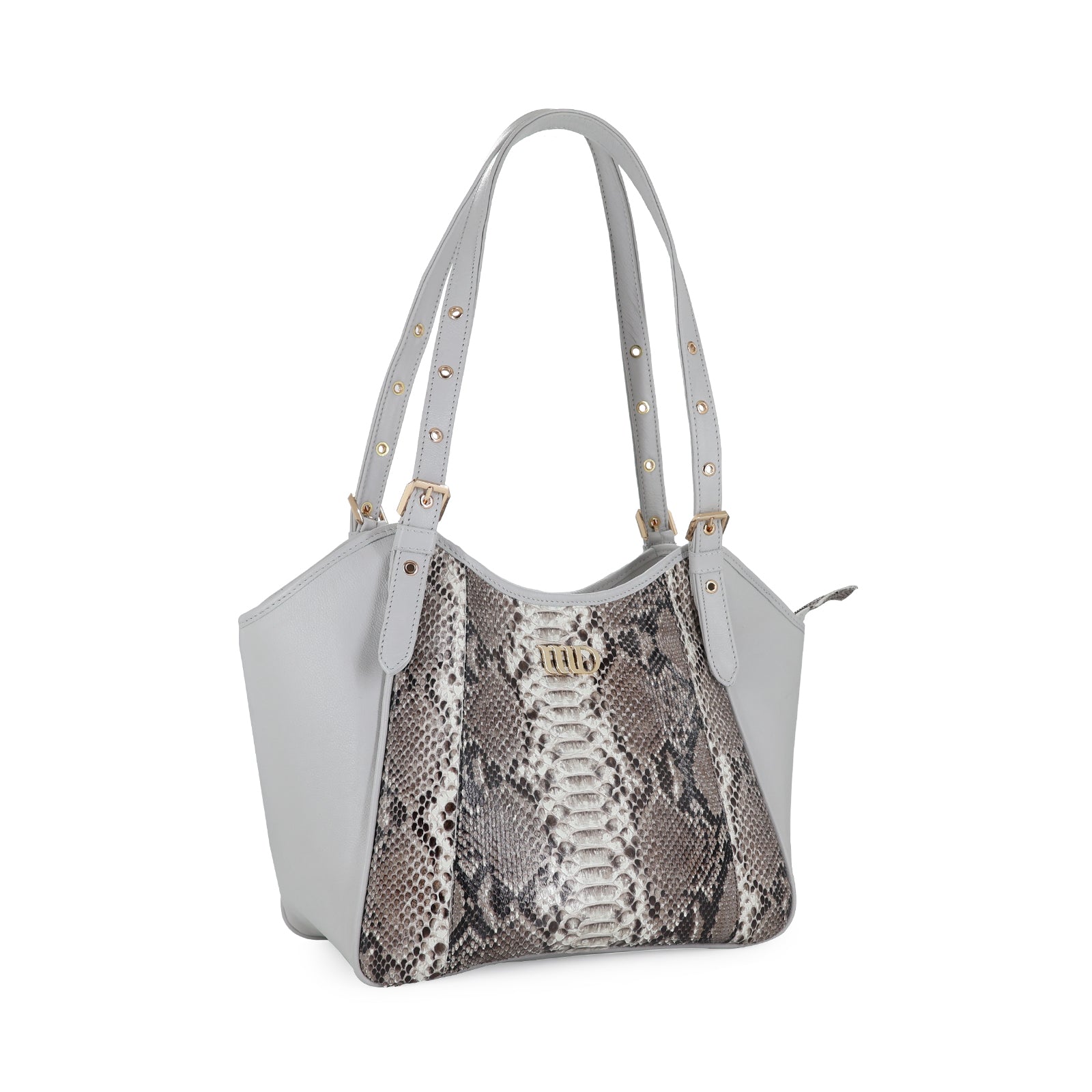 BOLSO EN PIEL GENUINA DE PITÓN.