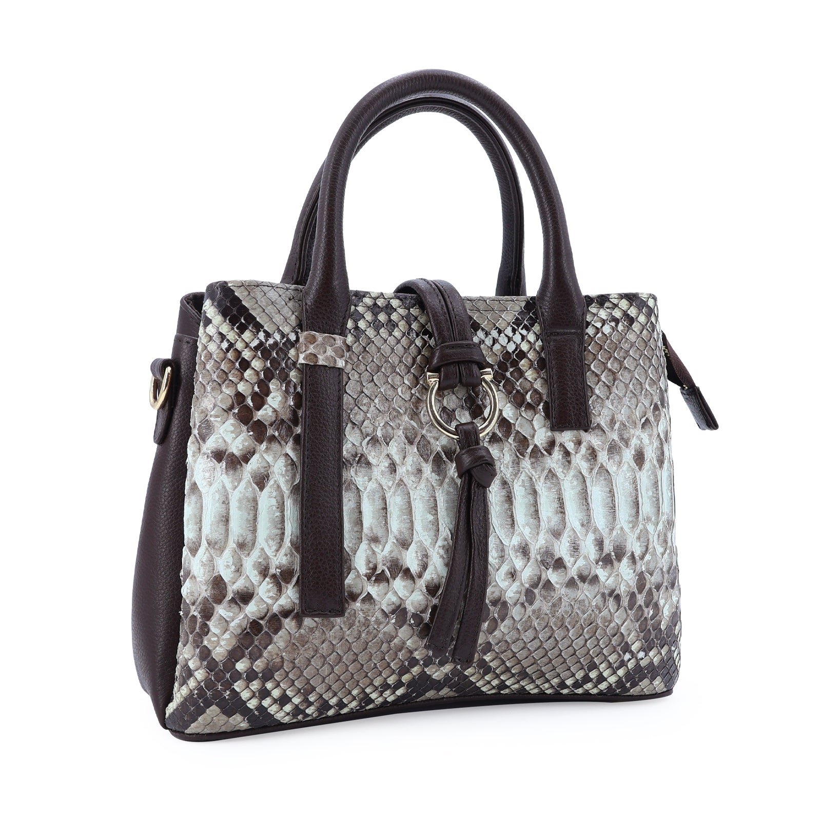 BOLSO EN PIEL GENUINA DE PITÓN